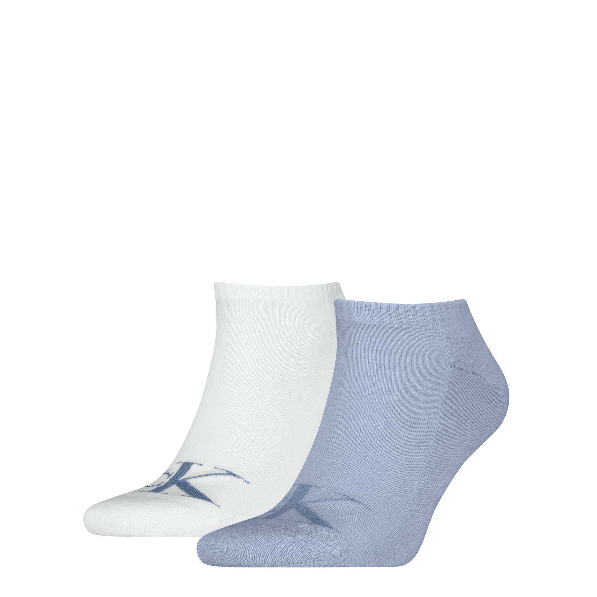 Calvin Klein Jeans Sneakersocken »CKJ MEN SNEAKER 2P MONOGRAM«, (2 Paar, 2 Paar), mit dezentem Logo von Calvin Klein Jeans