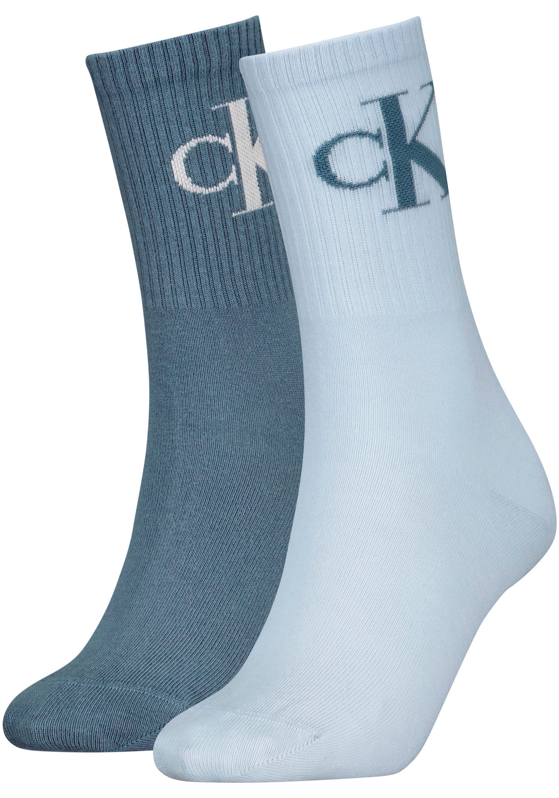 Calvin Klein Jeans Socken, (2 Paar), mit Logostickerei von Calvin Klein Jeans