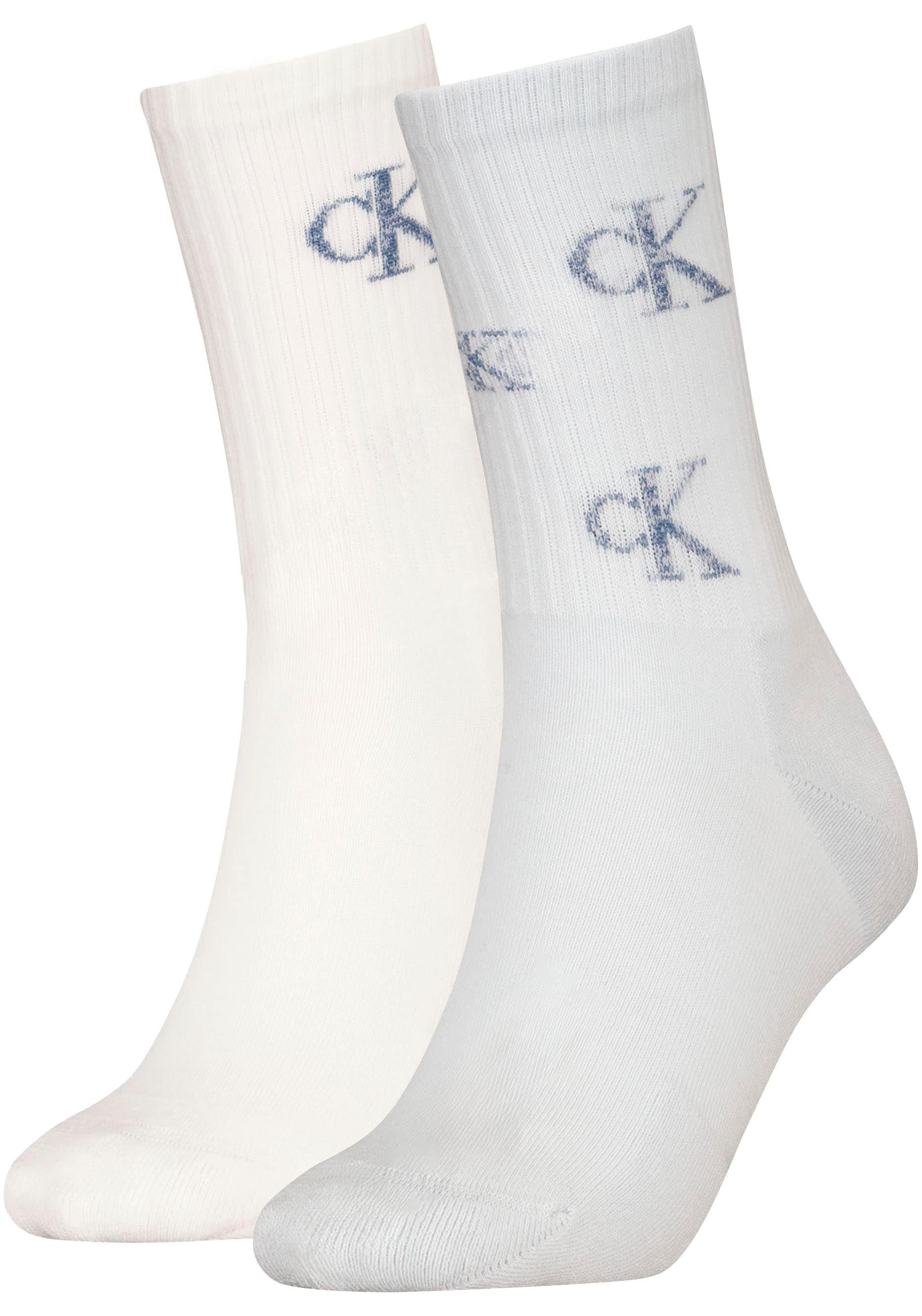 Calvin Klein Jeans Socken, (2er-Pack), mit Logostickerei von Calvin Klein Jeans