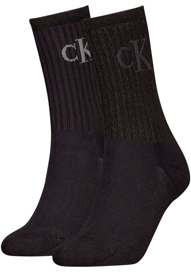 Calvin Klein Jeans Socken, (2 Paar), mit Logostickerei von Calvin Klein Jeans