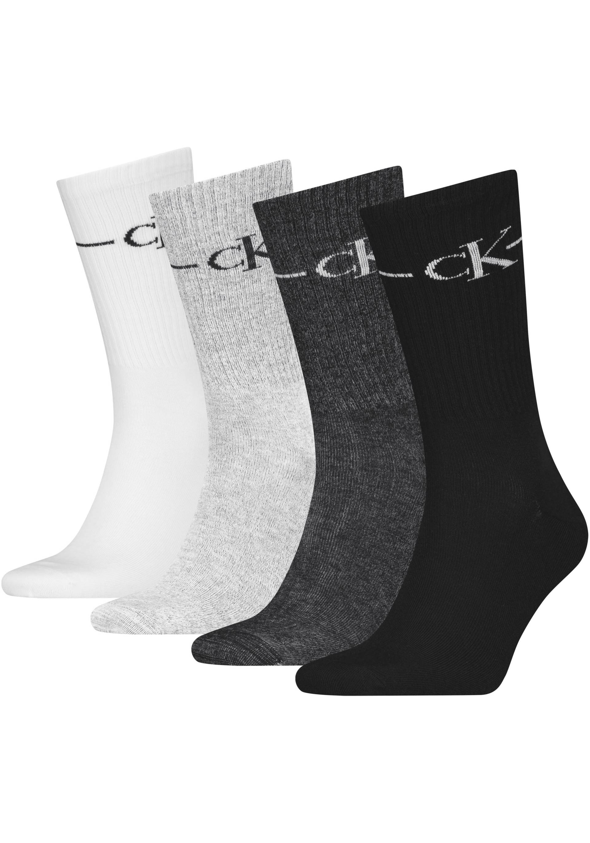 Calvin Klein Jeans Socken, (4 Paar), mit Logostickerei von Calvin Klein Jeans