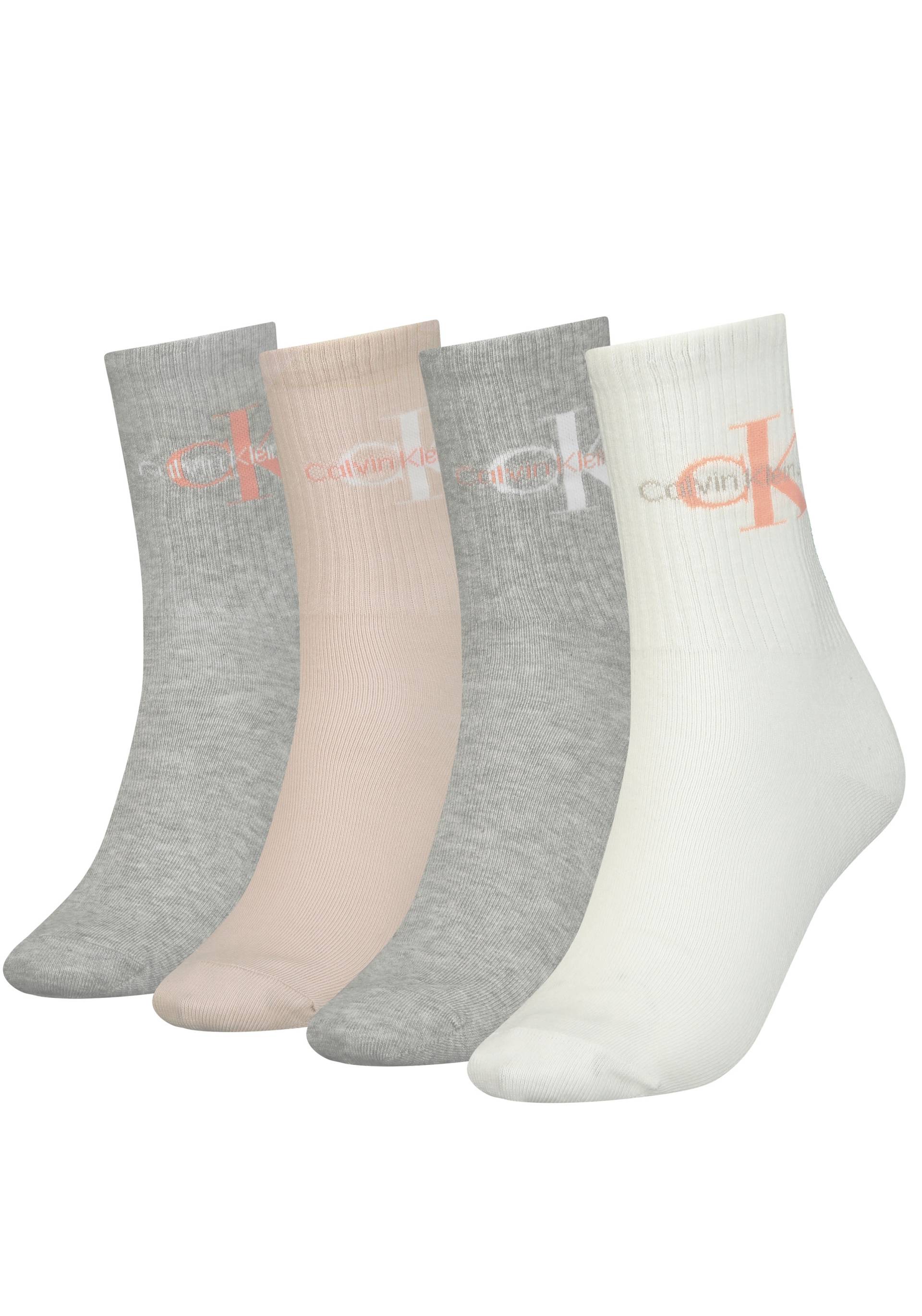 Calvin Klein Jeans Socken, (Packung, 4er-Pack), mit Logostickerei von Calvin Klein Jeans