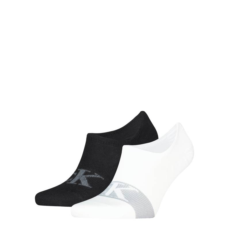 Calvin Klein Jeans Socken »CKJ MEN FOOTIE HC 2P SHADOW RIB LOGO«, (2 Paar), mit dezentem Logo-Detail von Calvin Klein Jeans