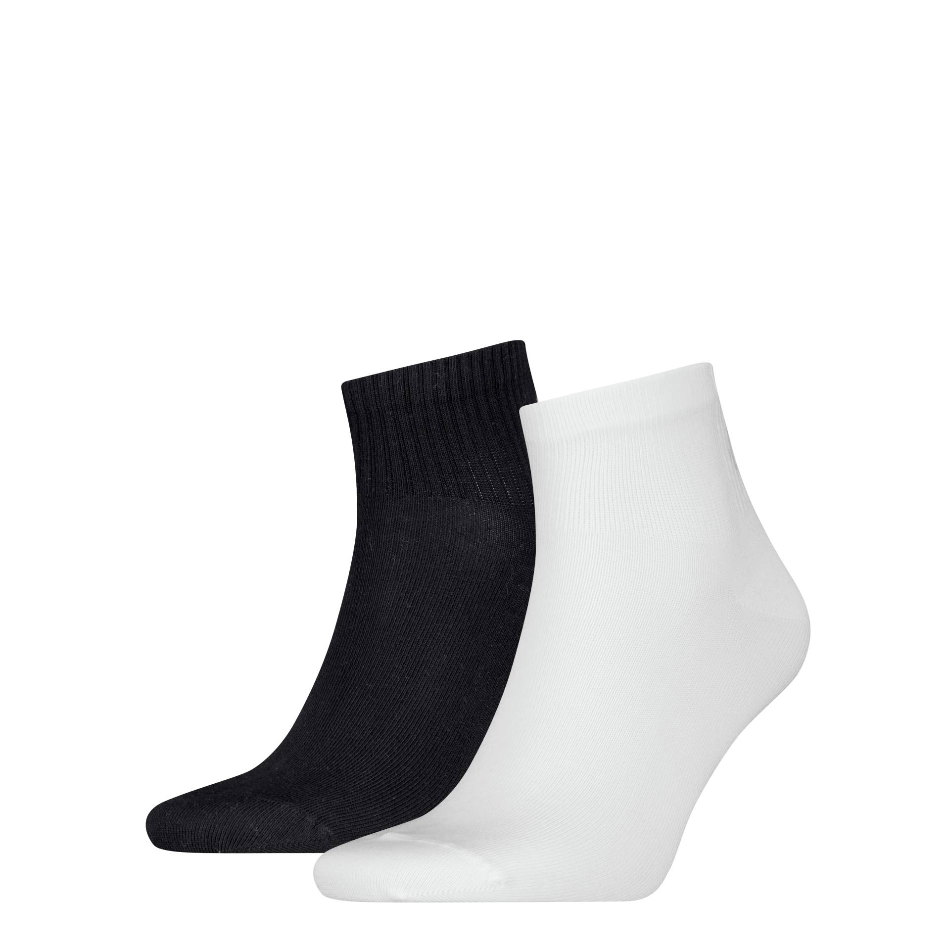 Calvin Klein Jeans Socken »CKJ MEN QUARTER 2P SHADOW RIB LOGO«, (2 Paar), mit elastischem Komfortbund von Calvin Klein Jeans