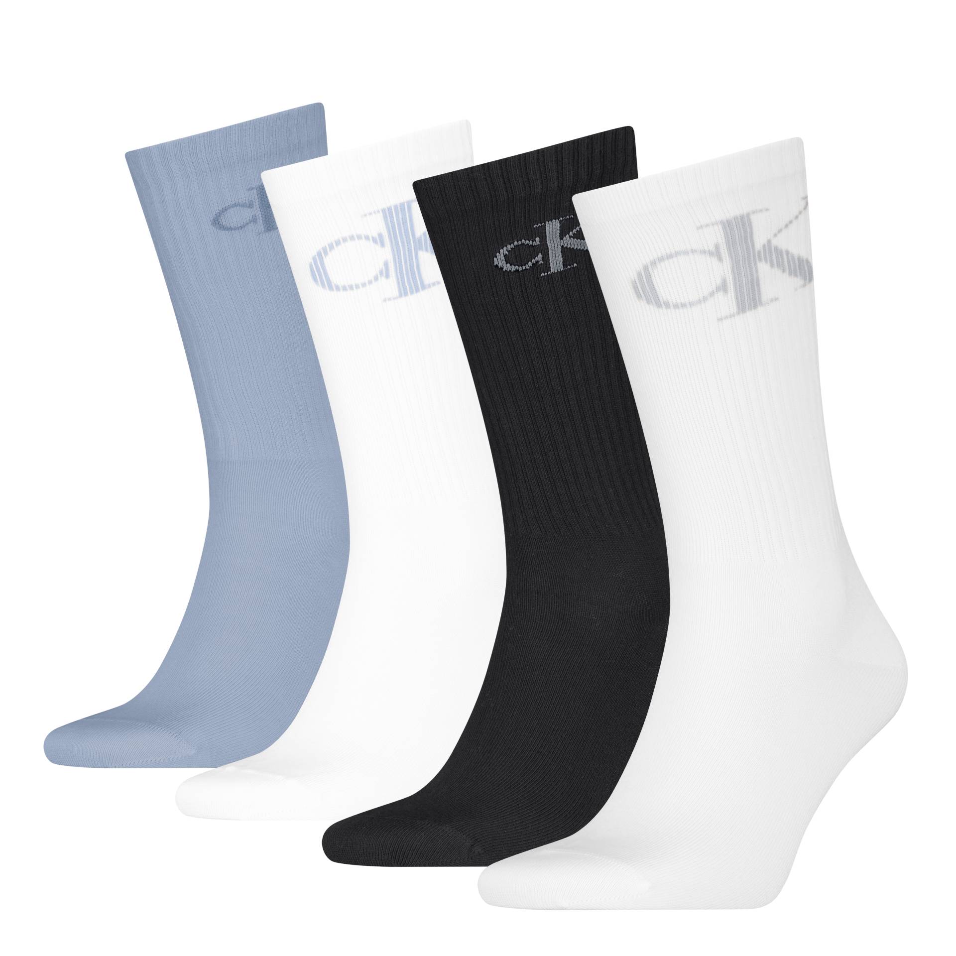 Calvin Klein Jeans Socken »CKJ MEN SOCK 4P SHADOW RIB LOGO ECOMM«, (4 Paar), mit diskretem Logo-Design von Calvin Klein Jeans