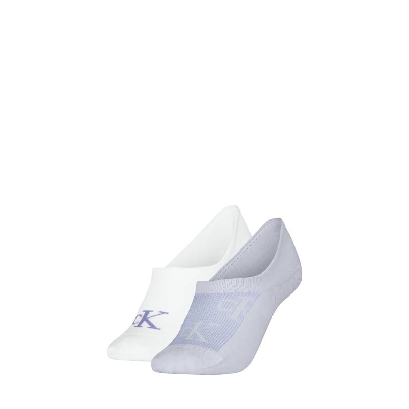 Calvin Klein Jeans Socken »CKJ WOMEN FOOTIE HC 2P AO SHADOW RIB«, (2 Paar), mit diskretem Logo-Design von Calvin Klein Jeans