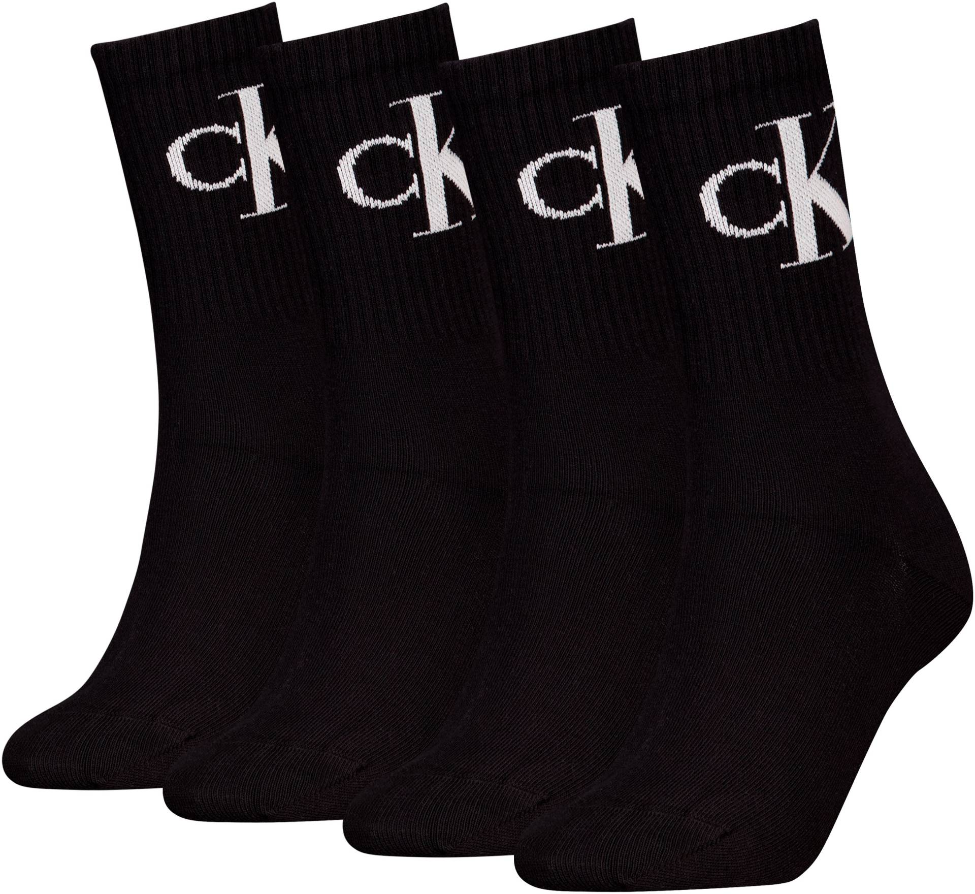 Calvin Klein Jeans Socken »CKJ WOMEN SOCK 4P MONOGRAM ECOMM«, (4 Paar, 4 Paar) von Calvin Klein Jeans