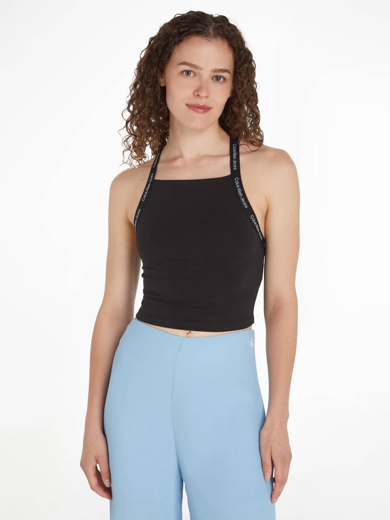 Calvin Klein Jeans Spaghettitop »LOGO ELASTIC STRAPPY TOP«, mit Logoschriftzug von Calvin Klein Jeans