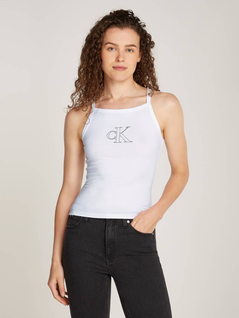 Calvin Klein Jeans Spaghettitop »OUTLINED CK STRAPPY TANK«, mit Markenlabel von Calvin Klein Jeans