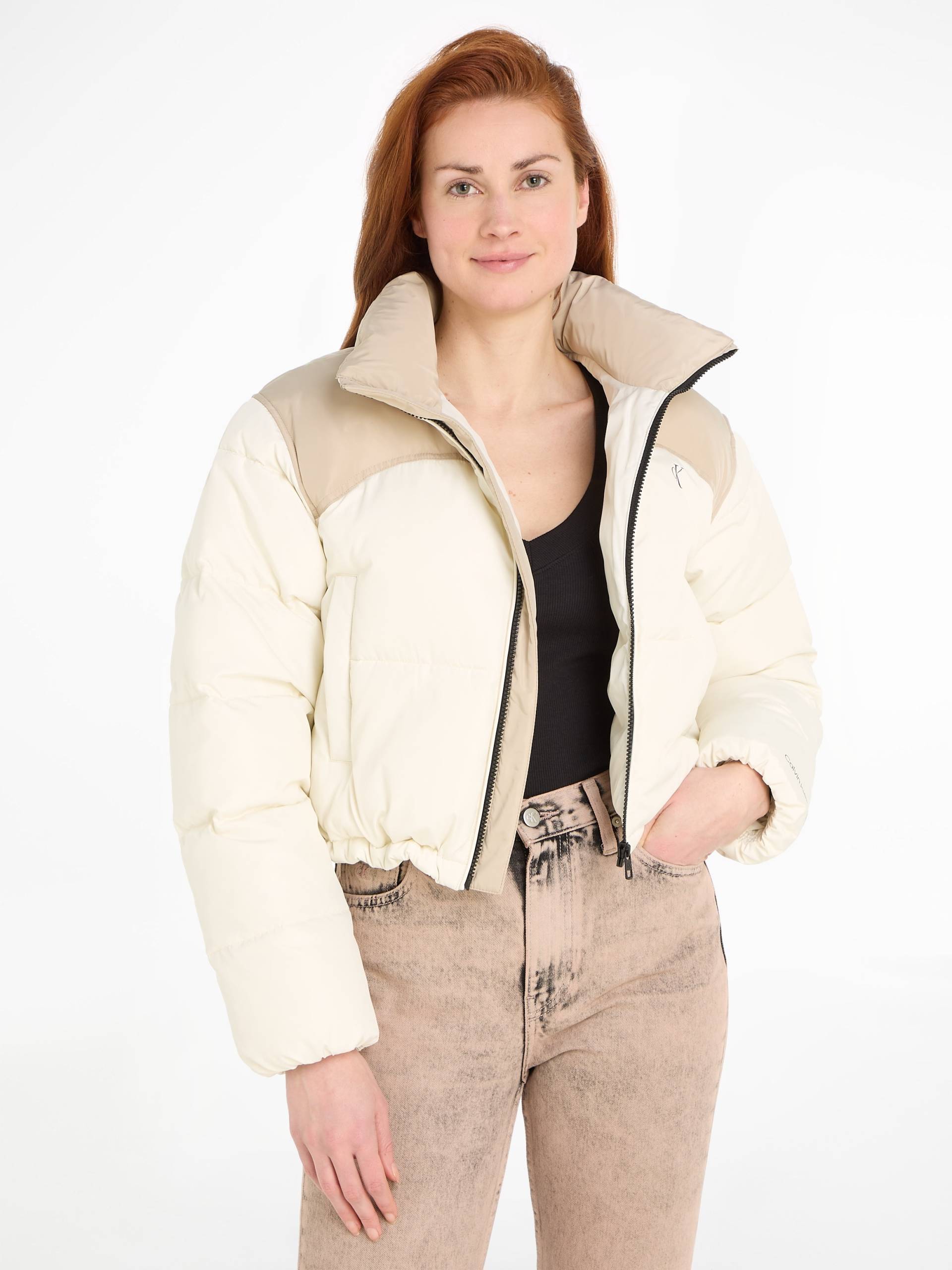 Calvin Klein Jeans Steppjacke »NON DOWN CROPPED PUFFER« Calvin Klein Jeans Steppjacke »NON DOWN CROPPED PUFFER« von Calvin Klein Jeans