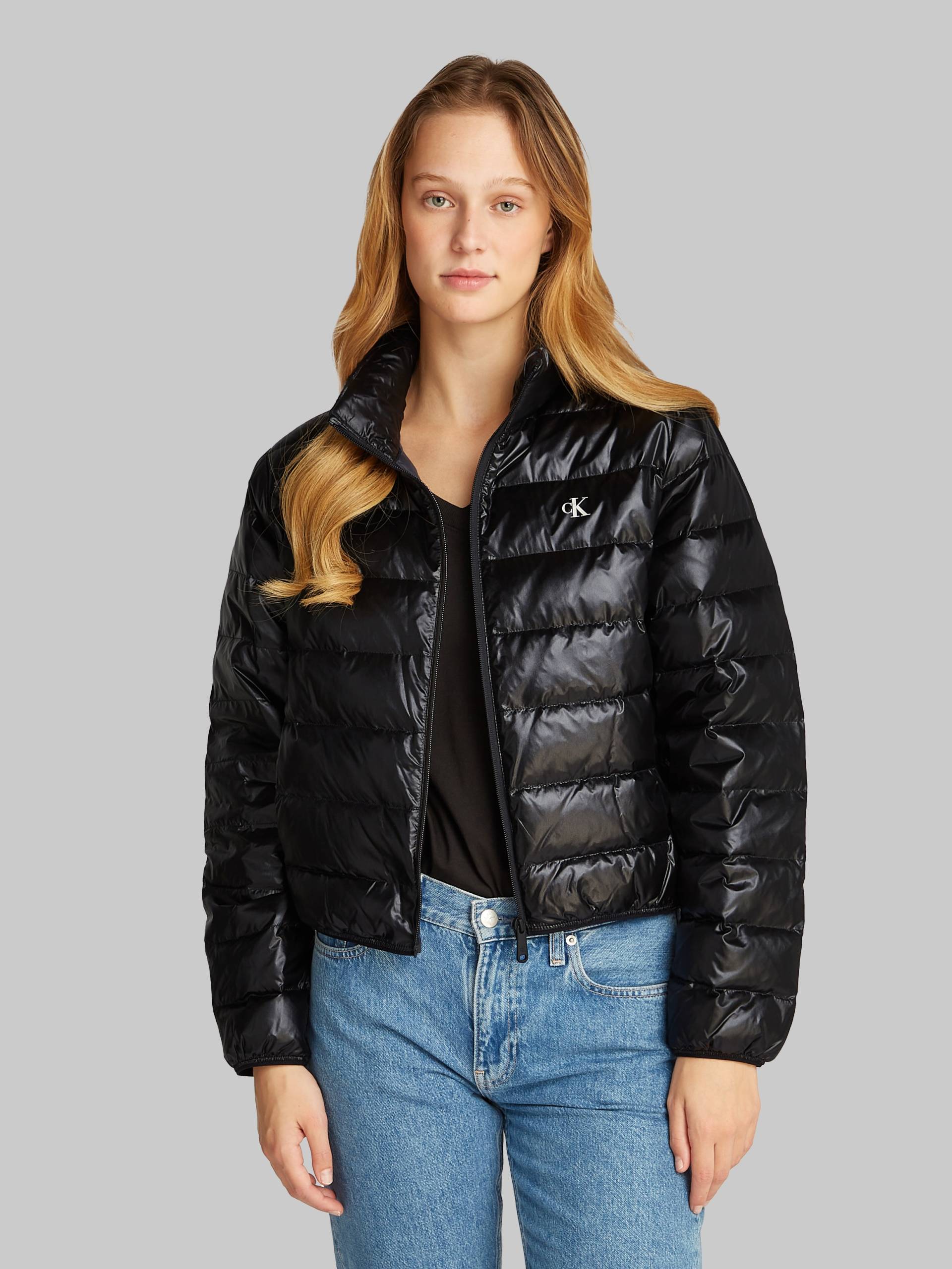 Calvin Klein Jeans Steppjacke »UL DOWN SHINE PUFFER«, mit Logodruck von Calvin Klein Jeans