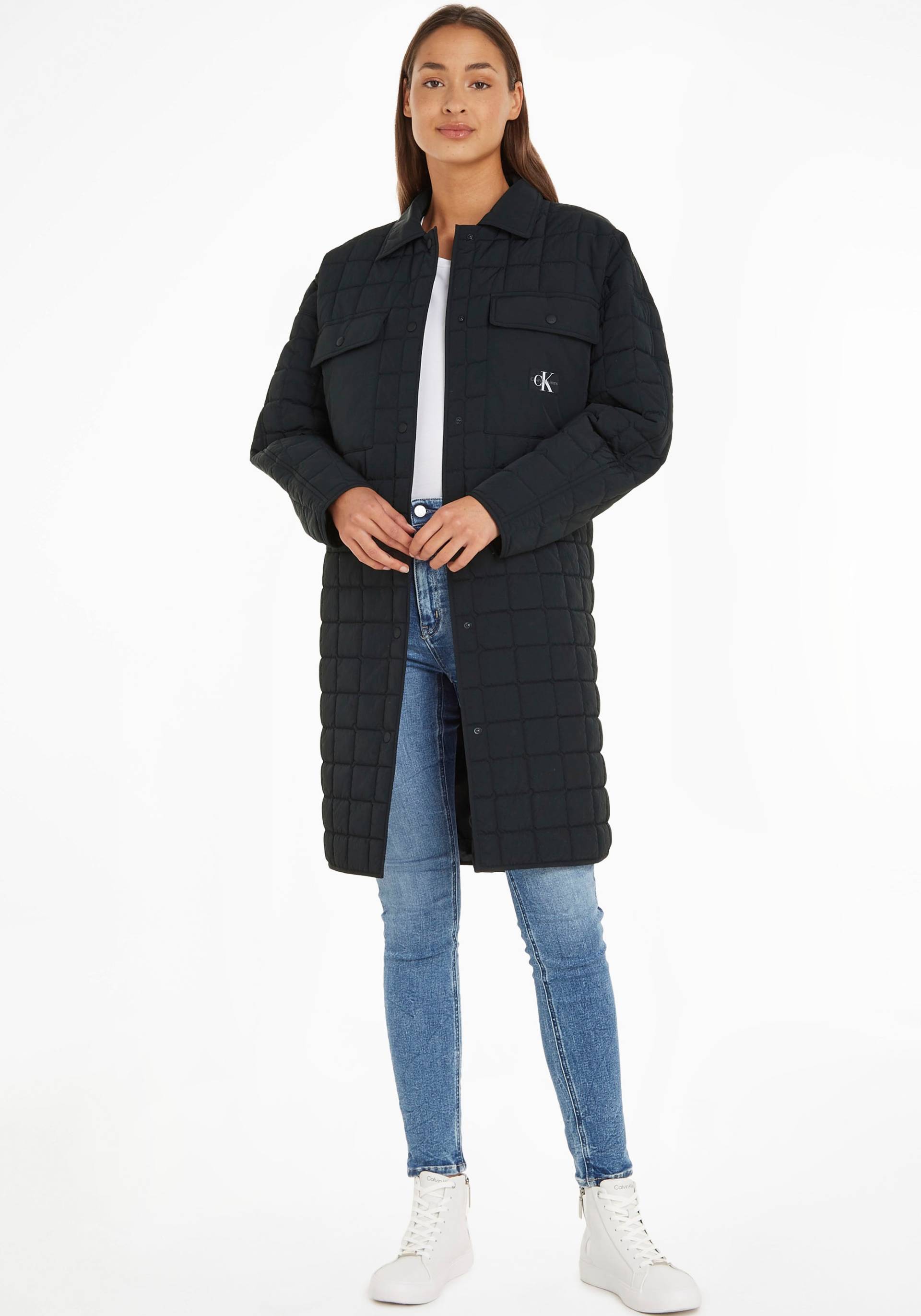 Calvin Klein Jeans Steppmantel »LONG QUILTED UTILITY COAT« Calvin Klein Jeans Steppmantel »LONG QUILTED UTILITY COAT« von Calvin Klein Jeans