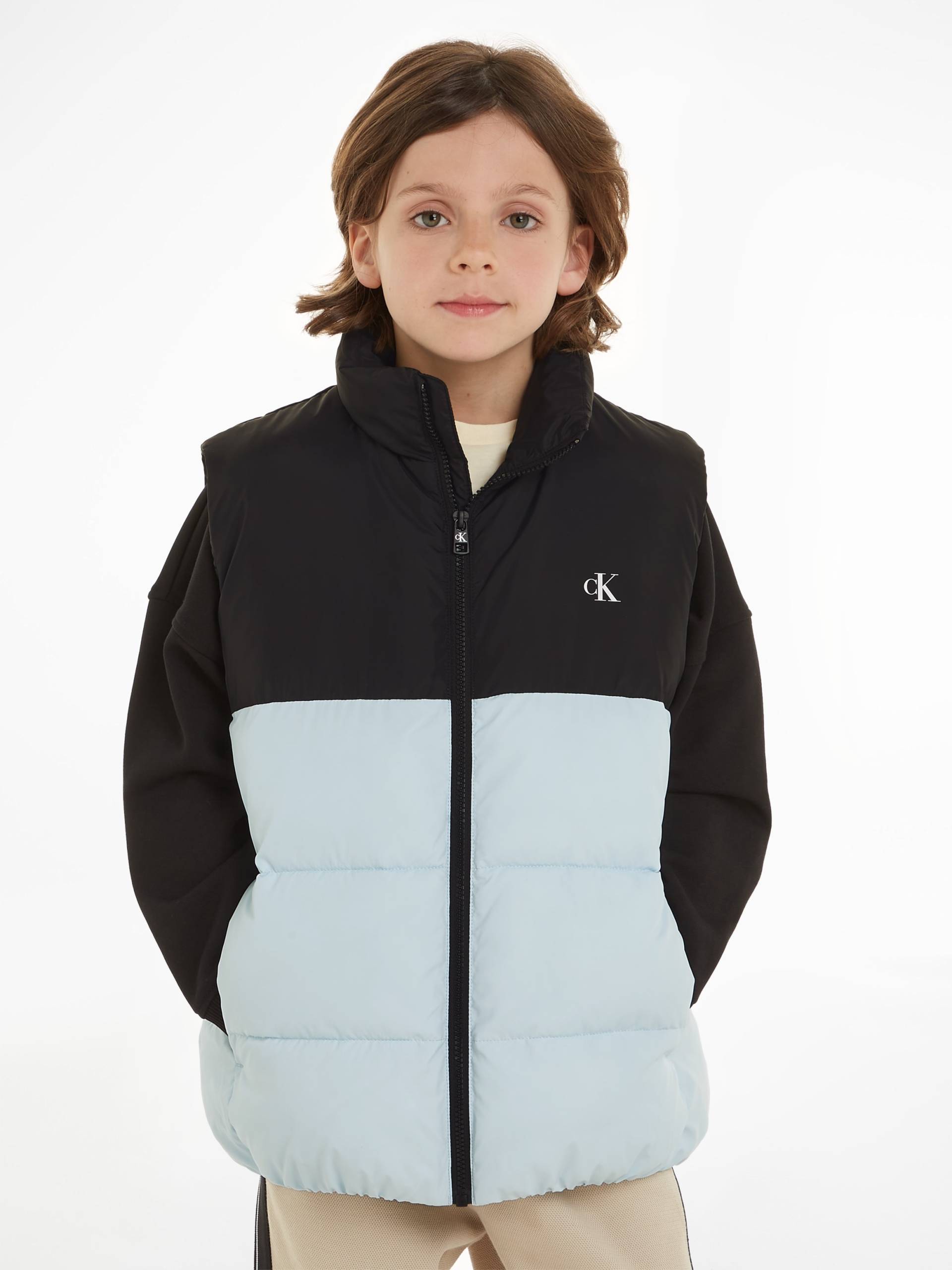 Calvin Klein Jeans Steppweste »NYLON COLOR BLOCK PUFFER VEST«, für Kinder bis 16 Jahre von Calvin Klein Jeans