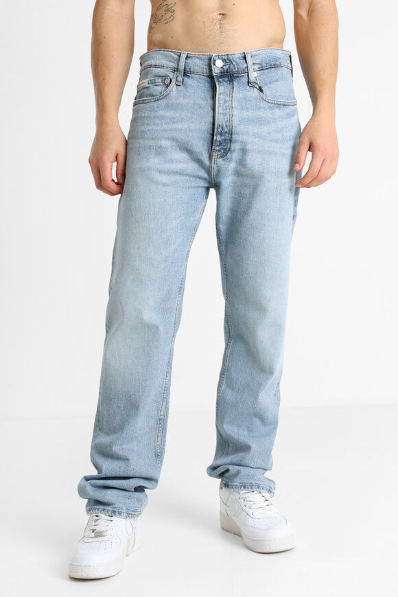 Calvin Klein Jeans Straight Fit Jeans L32 | Denim Light | Herren  | 28/32 von Calvin Klein Jeans