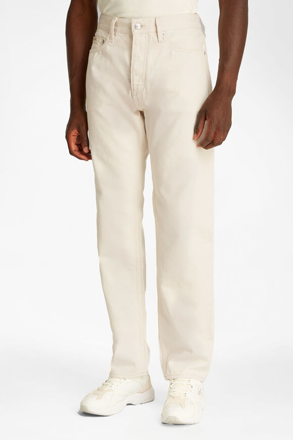 Calvin Klein Jeans Straight Fit Jeans L32 | Light Beige | Herren  | 32/32 von Calvin Klein Jeans