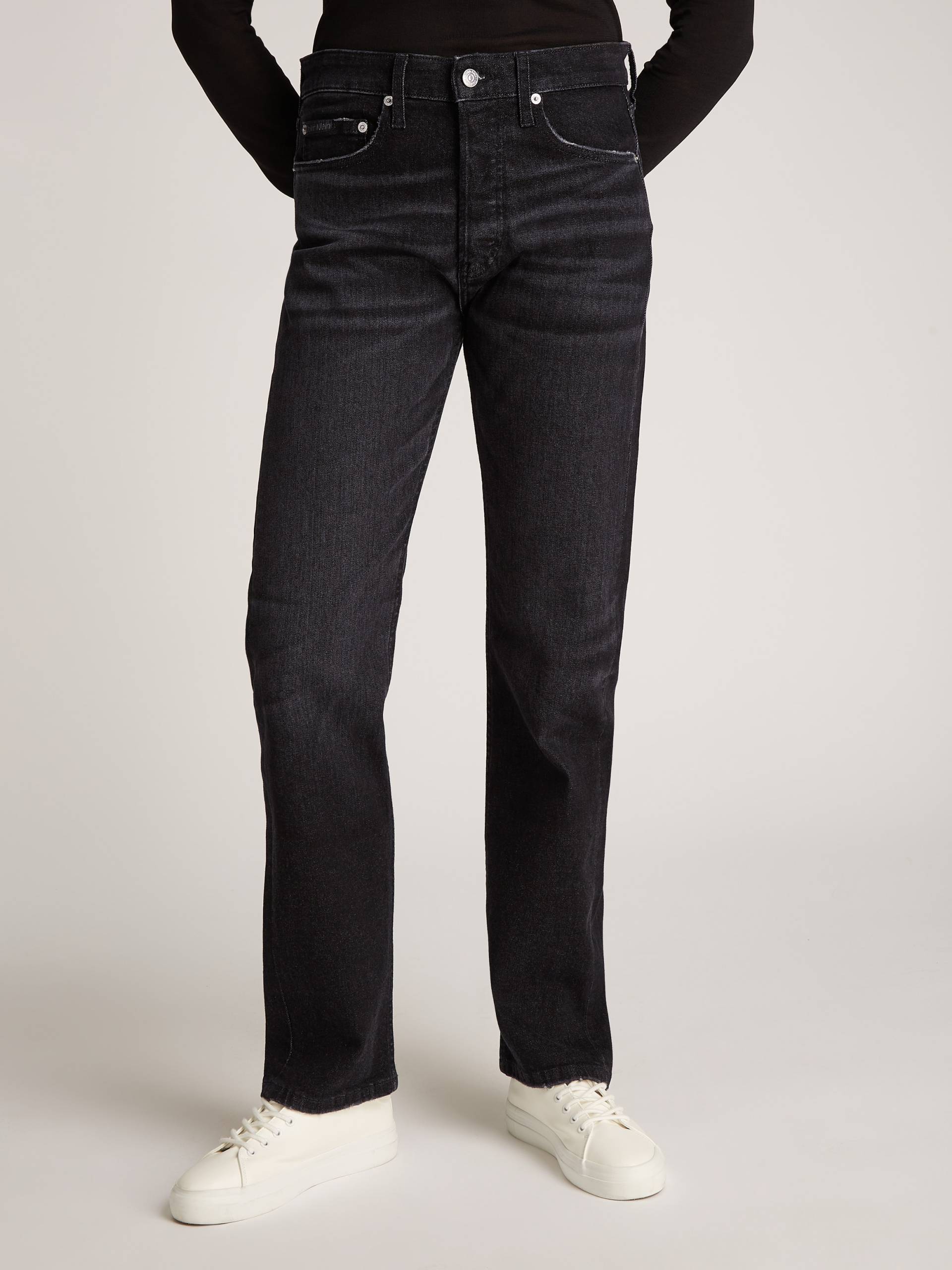 Calvin Klein Jeans Straight-Jeans »STANDARD STRAIGHT«, Coinpocket, Logostickerei von Calvin Klein Jeans