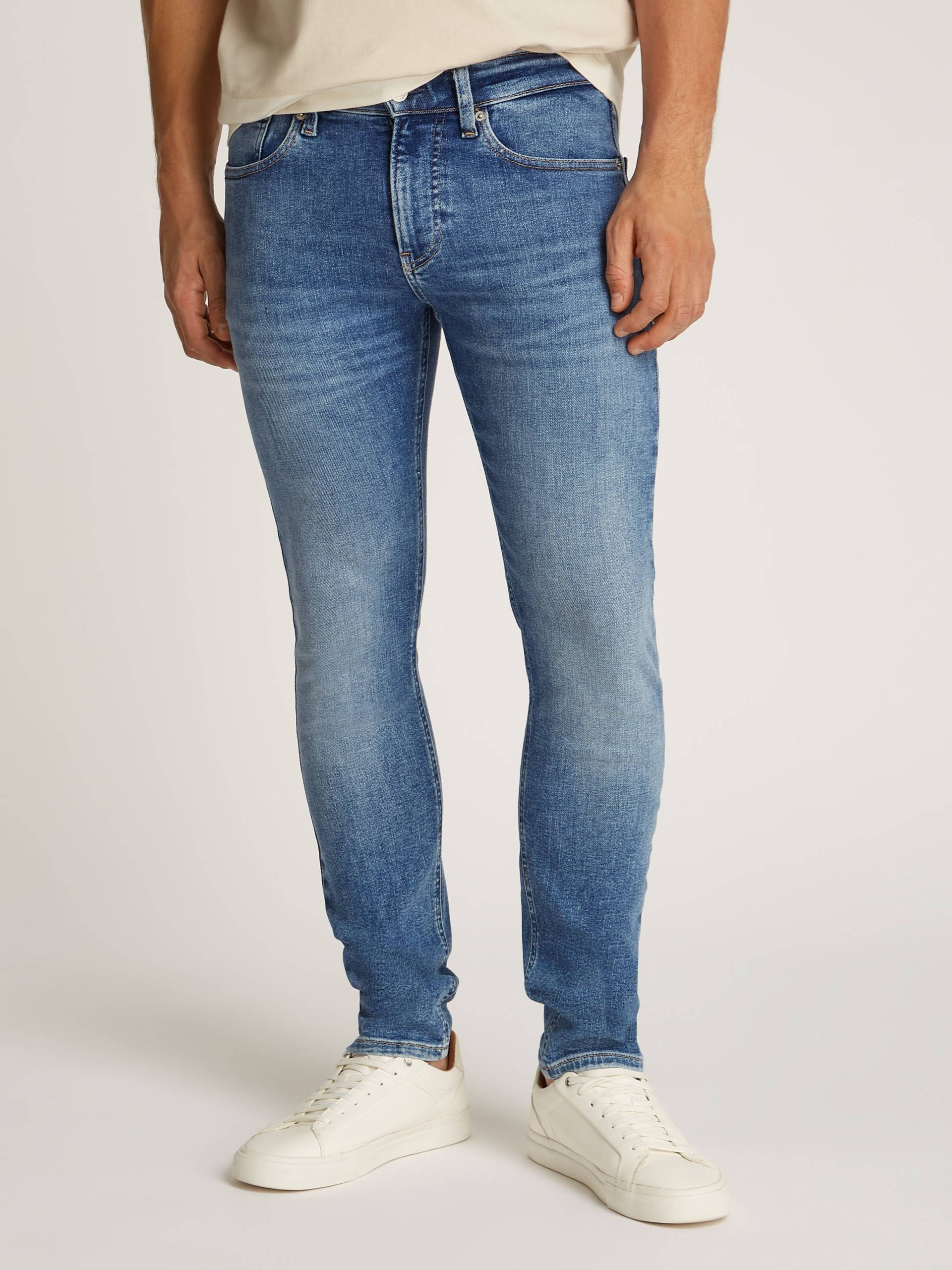 Calvin Klein Jeans Stretch-Jeans »SKINNY«, Coinpocket, Logostickerei Calvin Klein Jeans Stretch-Jeans »SKINNY«, Coinpocket, Logostickerei von Calvin Klein Jeans