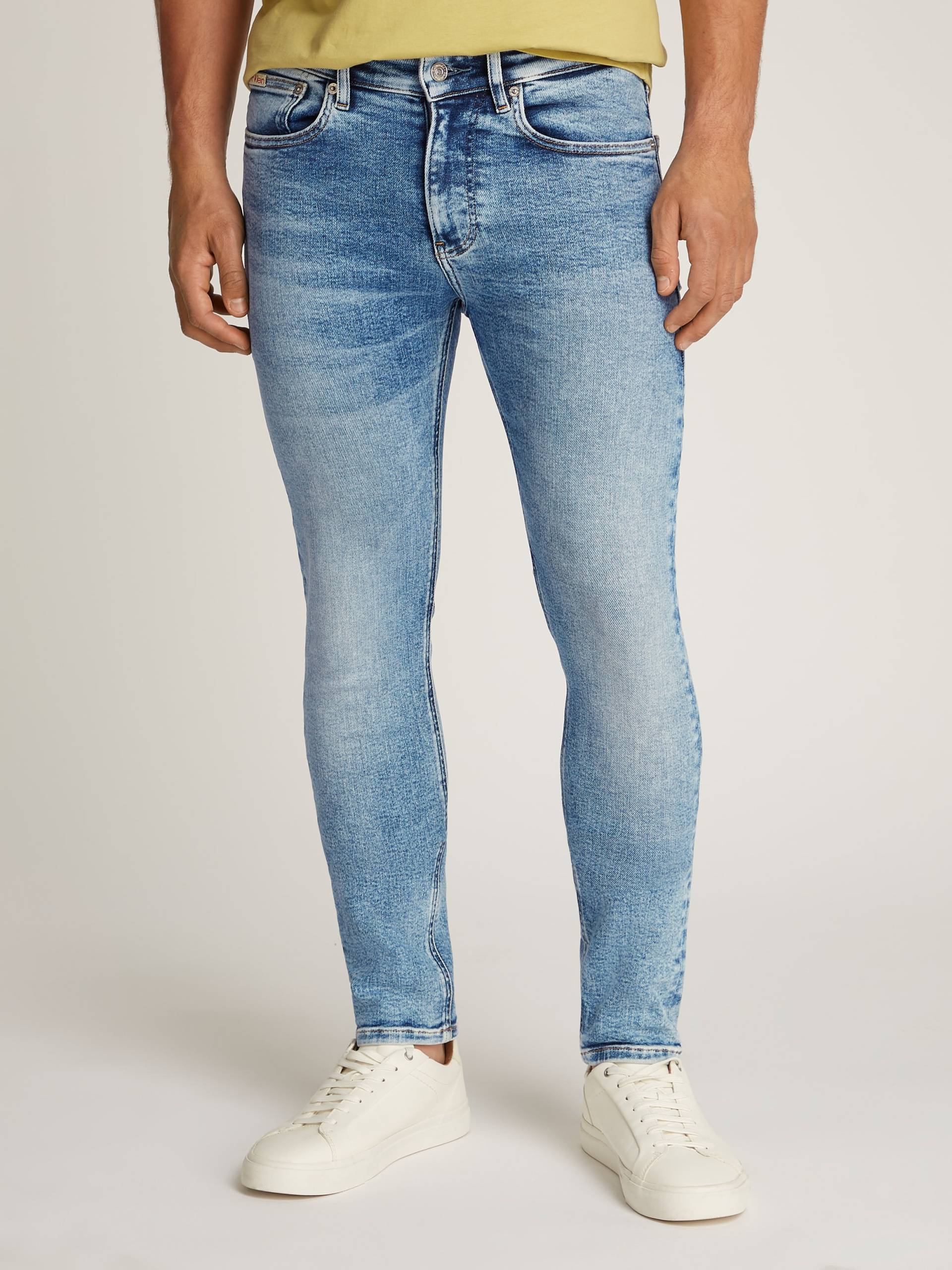 Calvin Klein Jeans Stretch-Jeans »SKINNY«, Coinpocket, Logostickerei Calvin Klein Jeans Stretch-Jeans »SKINNY«, Coinpocket, Logostickerei von Calvin Klein Jeans