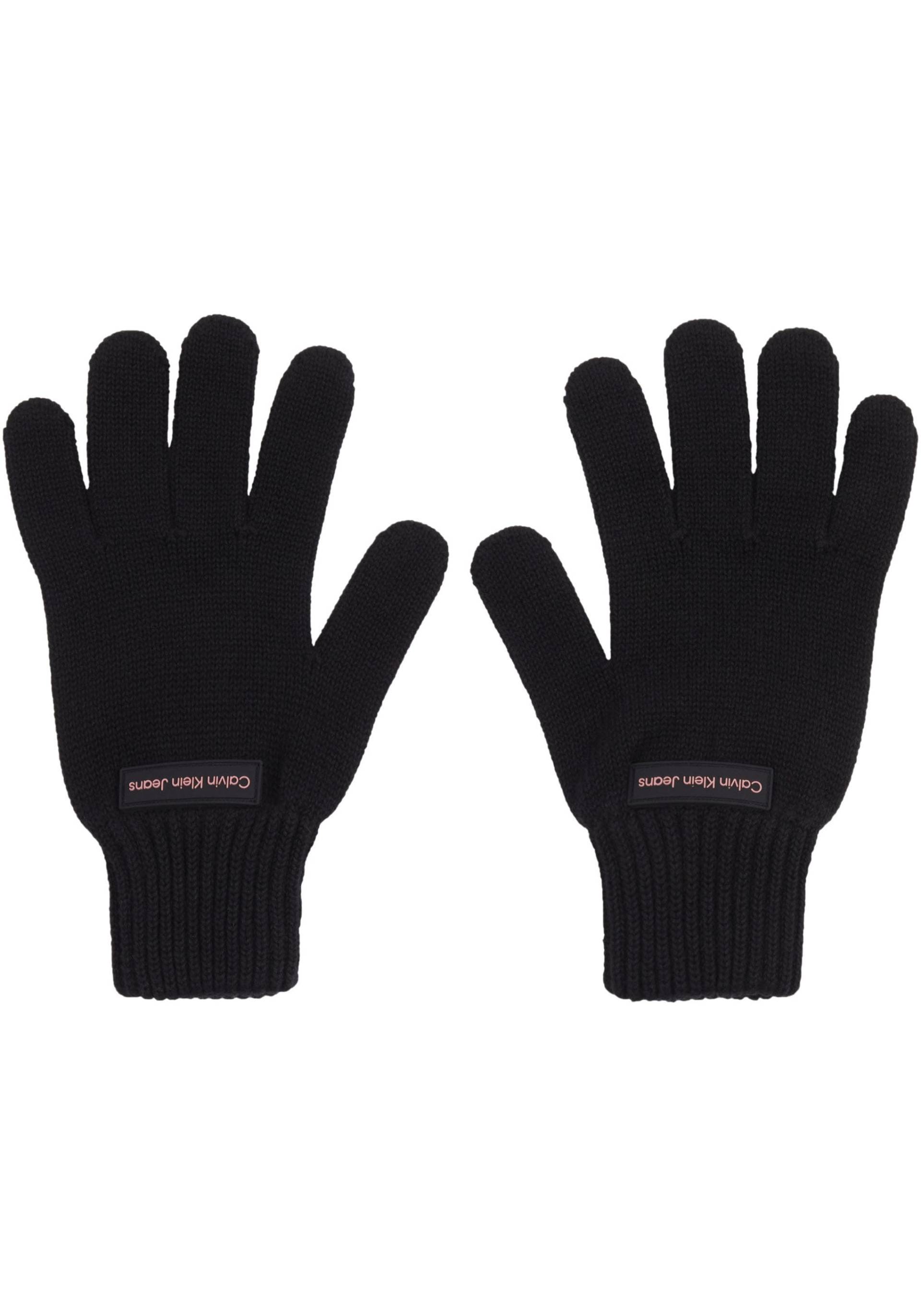 Calvin Klein Jeans Strickhandschuhe »INST PATCH GLOVES«, mit Logopatch von Calvin Klein Jeans