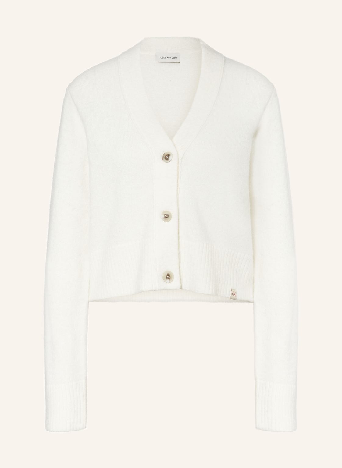Calvin Klein Jeans Strickjacke weiss Calvin Klein Jeans Strickjacke weiss von Calvin Klein Jeans