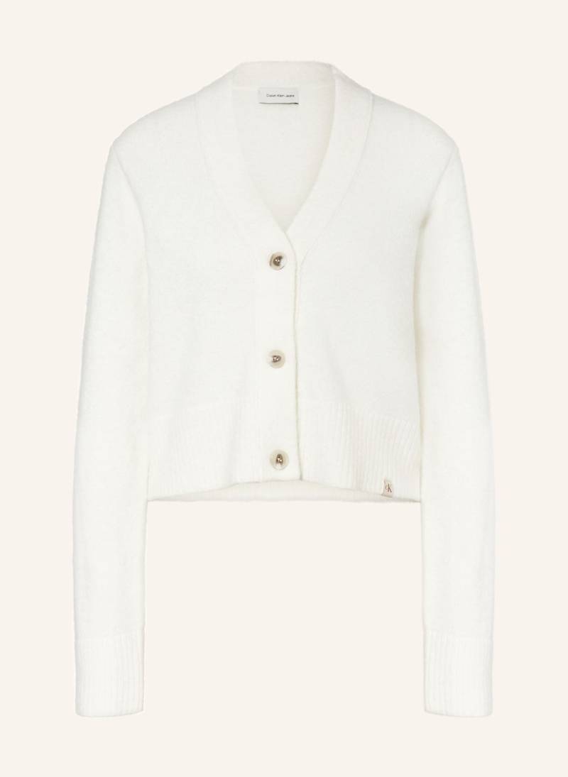 Calvin Klein Jeans Strickjacke weiss von Calvin Klein Jeans