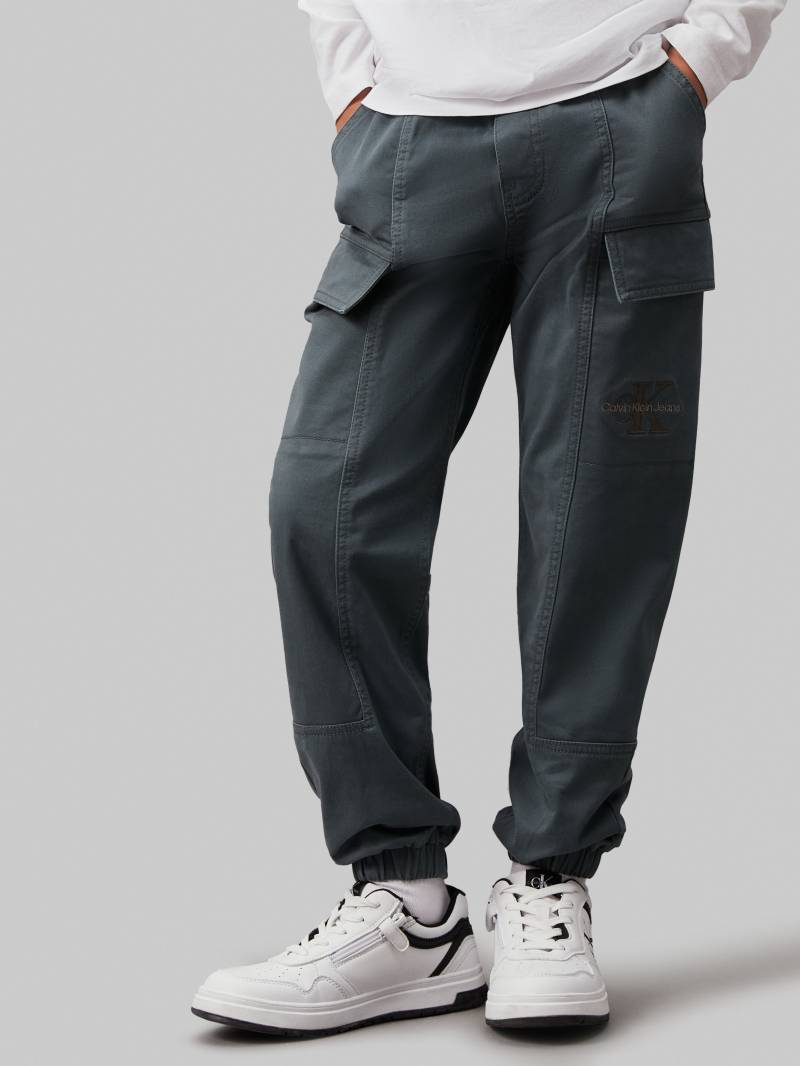 Calvin Klein Jeans Sweathose »ESSENTIAL WOVEN CARGO PANTS«, für Kinder bis 16 Jahre mit Logo-Print von Calvin Klein Jeans