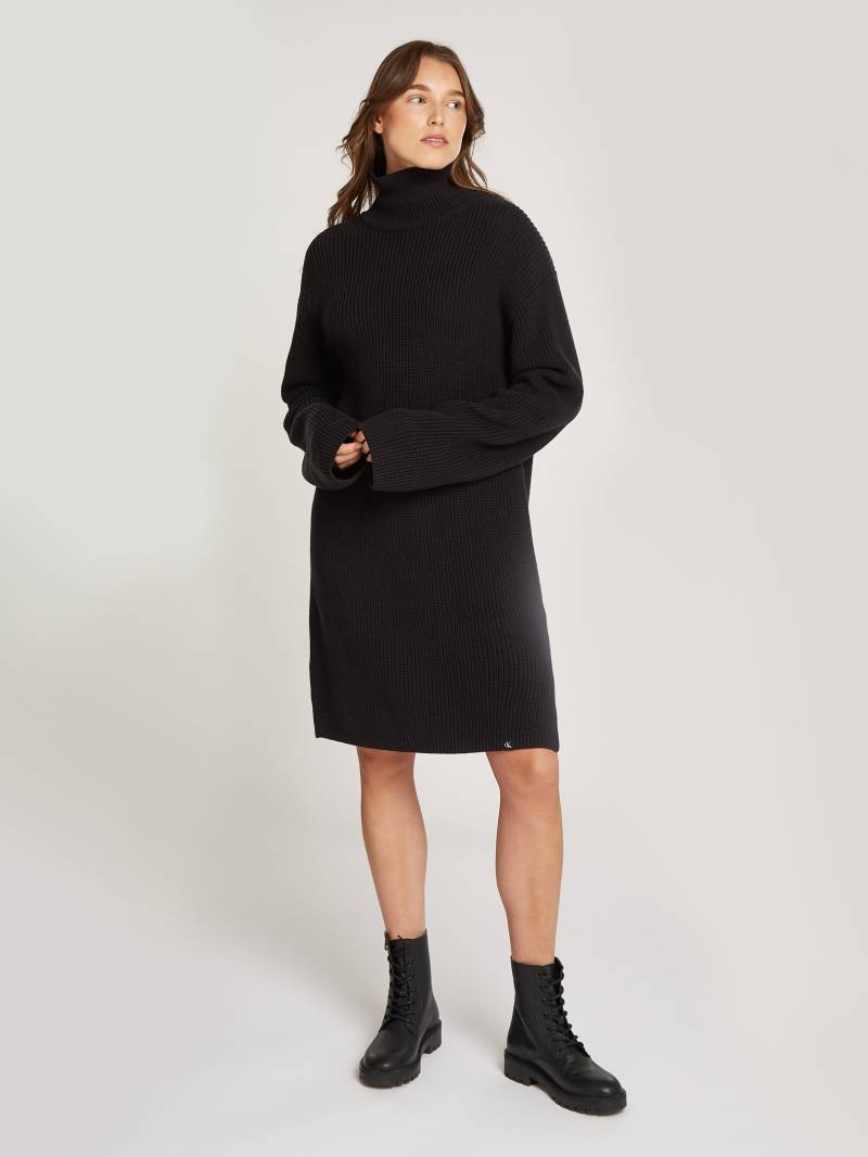 Calvin Klein Jeans Sweatkleid »CHUNKY LOOSE SWEATER DRESS«, mit Logopatch von Calvin Klein Jeans