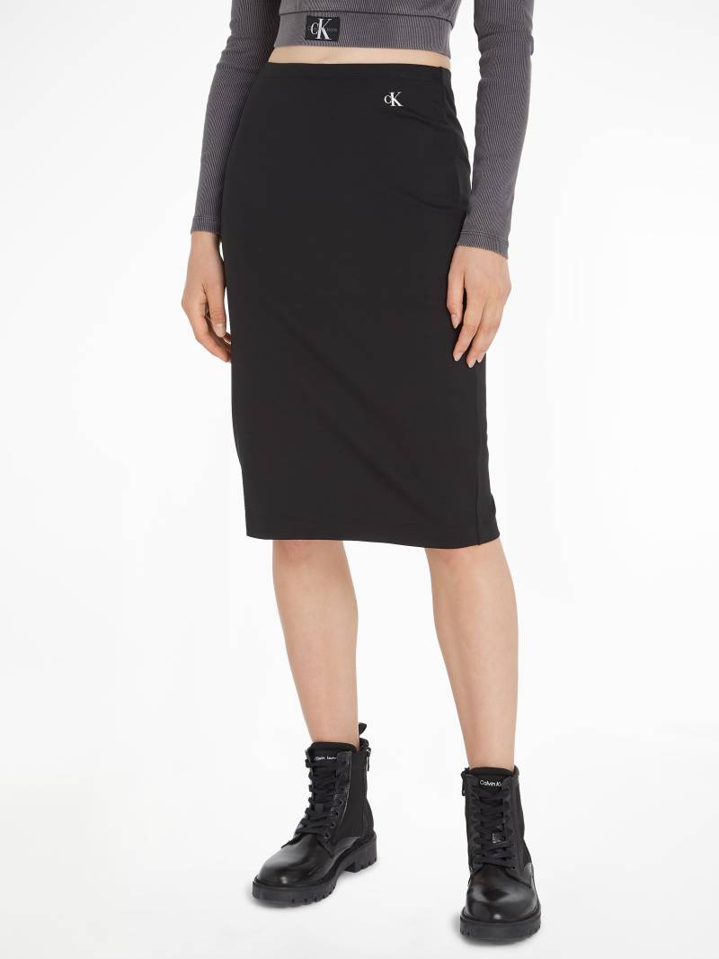 Calvin Klein Jeans Sweatrock »ARCHIVAL MILANO LR MIDI SKIRT«, mit Logomarkenlabel von Calvin Klein Jeans