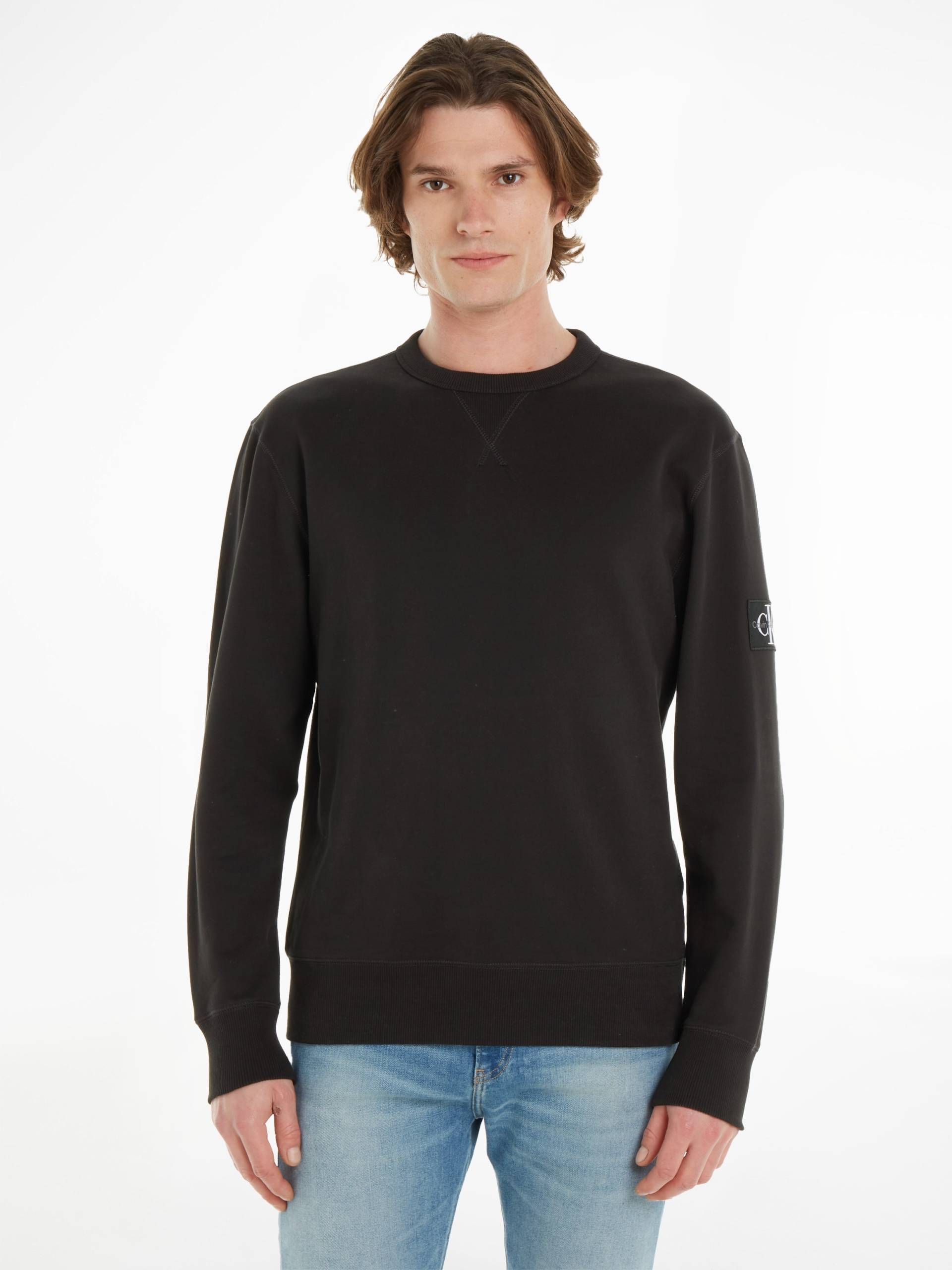 Calvin Klein Jeans Sweatshirt »BADGE CREW NECK«, mit Logopatch von Calvin Klein Jeans