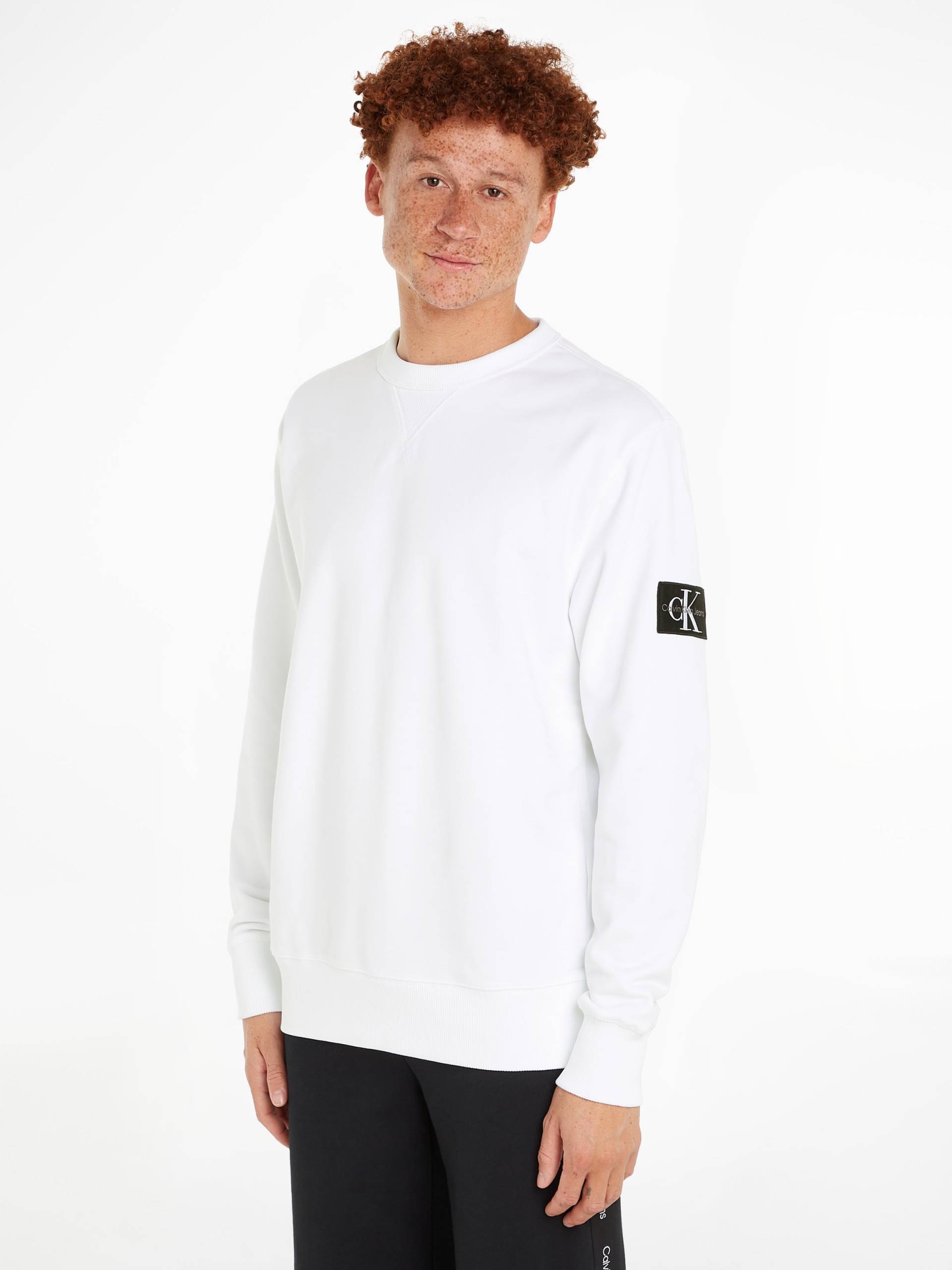 Calvin Klein Jeans Sweatshirt »BADGE CREW NECK«, mit Logopatch von Calvin Klein Jeans