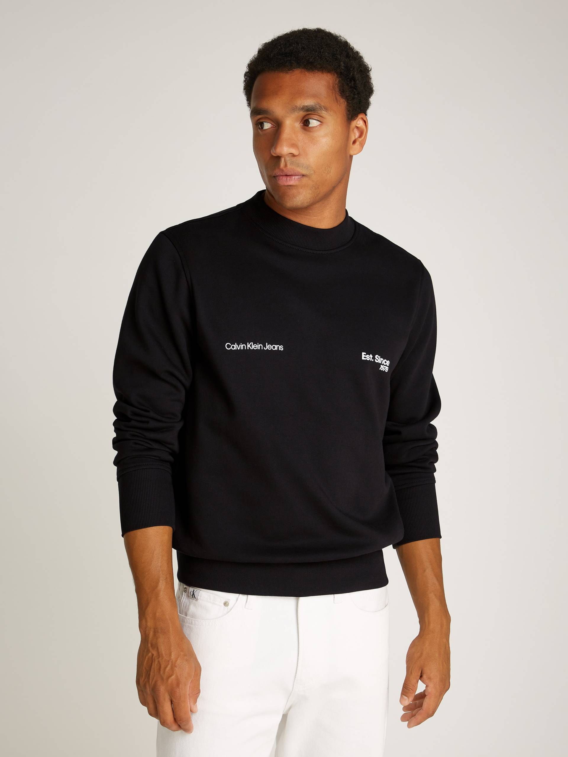 Calvin Klein Jeans Sweatshirt »CALVIN KLEIN 1978 CREW NECK«, mit Logoprägung von Calvin Klein Jeans