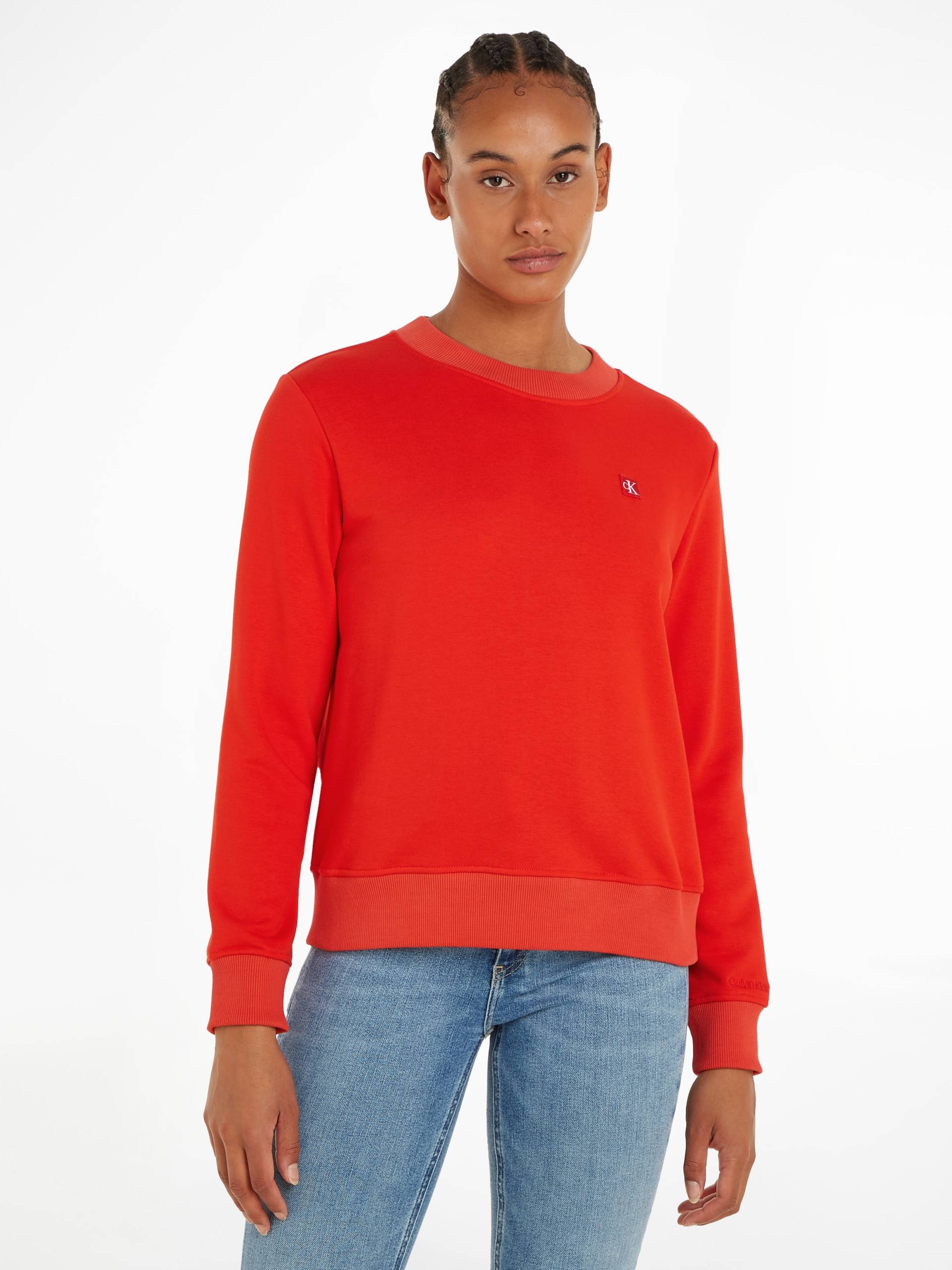 Calvin Klein Jeans Sweatshirt »CK EMBRO BADGE CREWNECK«, mit Logopatch von Calvin Klein Jeans