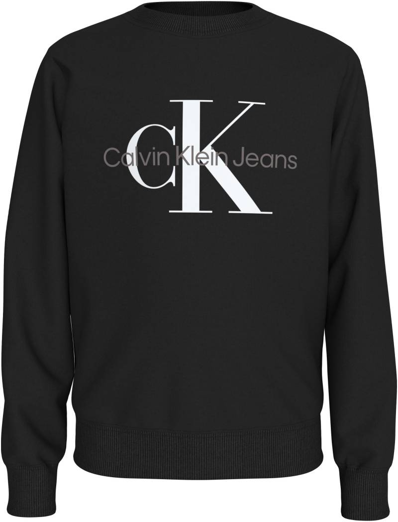 Calvin Klein Jeans Sweatshirt »CK Monogram Terry Cn«, für Kinder bis 16 Jahre und mit Logodruck von Calvin Klein Jeans