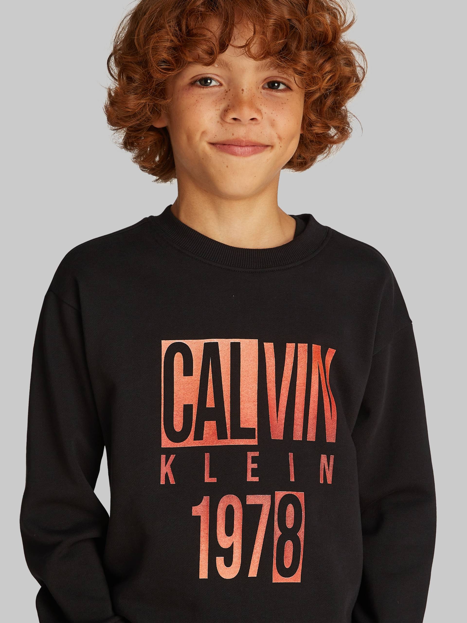 Calvin Klein Jeans Sweatshirt »GRADIENT GRAPHIC CN«, mit grossem Logodruck von Calvin Klein Jeans