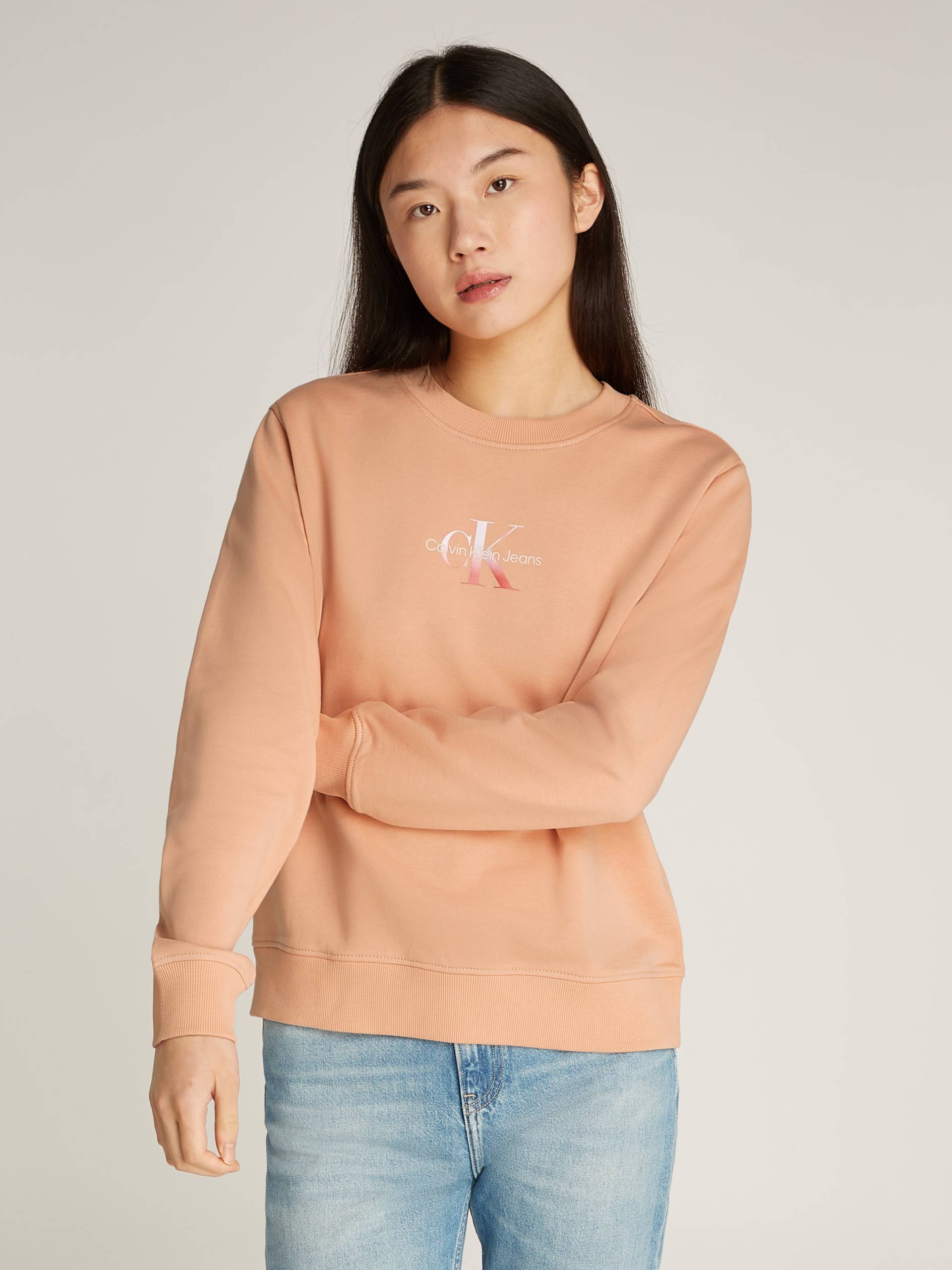 Calvin Klein Jeans Sweatshirt »GRADIENT MONOLOGO CREWNECK«, mit Logo von Calvin Klein Jeans