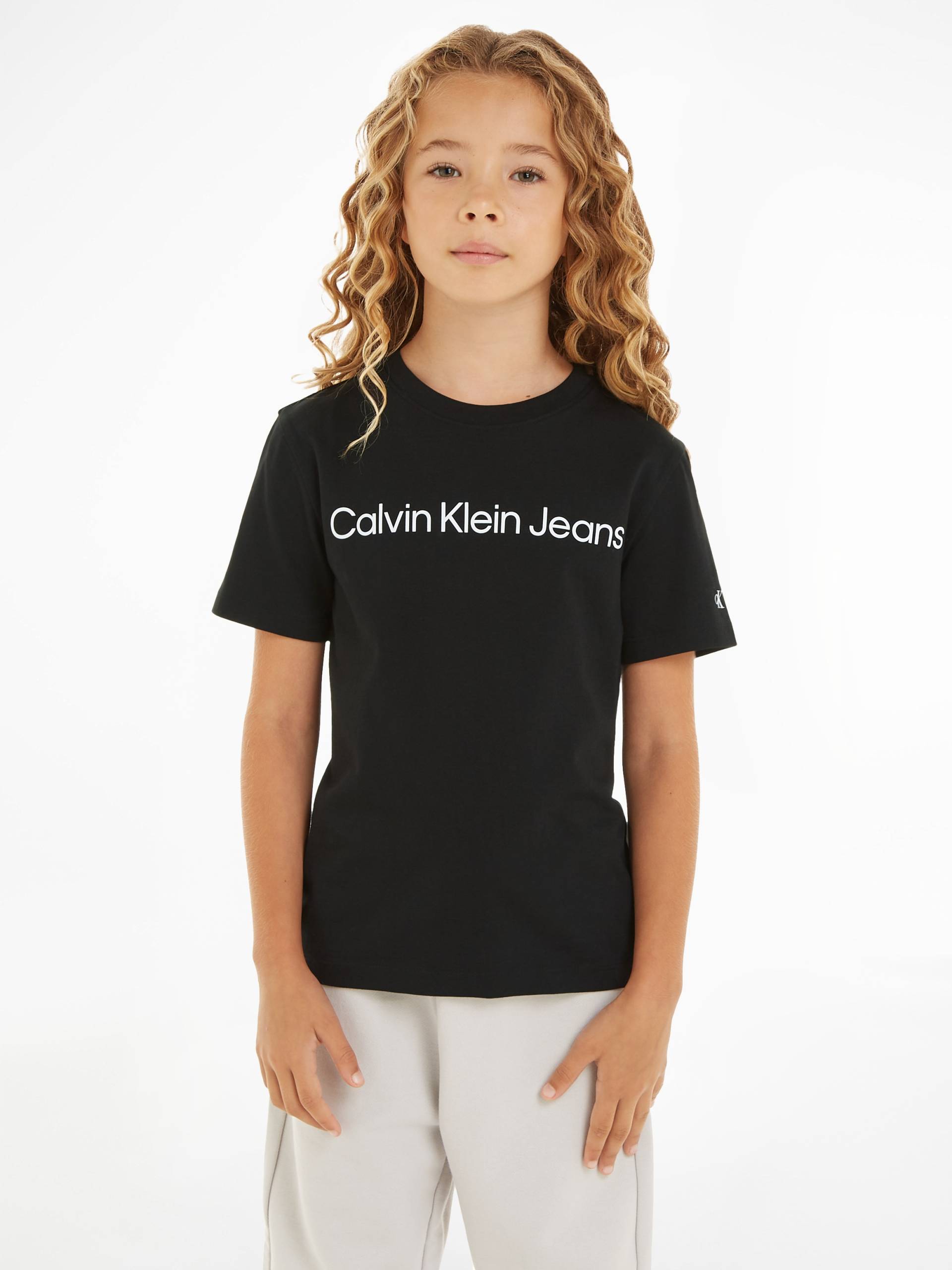 Calvin Klein Jeans T-Shirt »INST. LOGO SS T-SHIRT«, für Kinder bis 16 Jahre von Calvin Klein Jeans