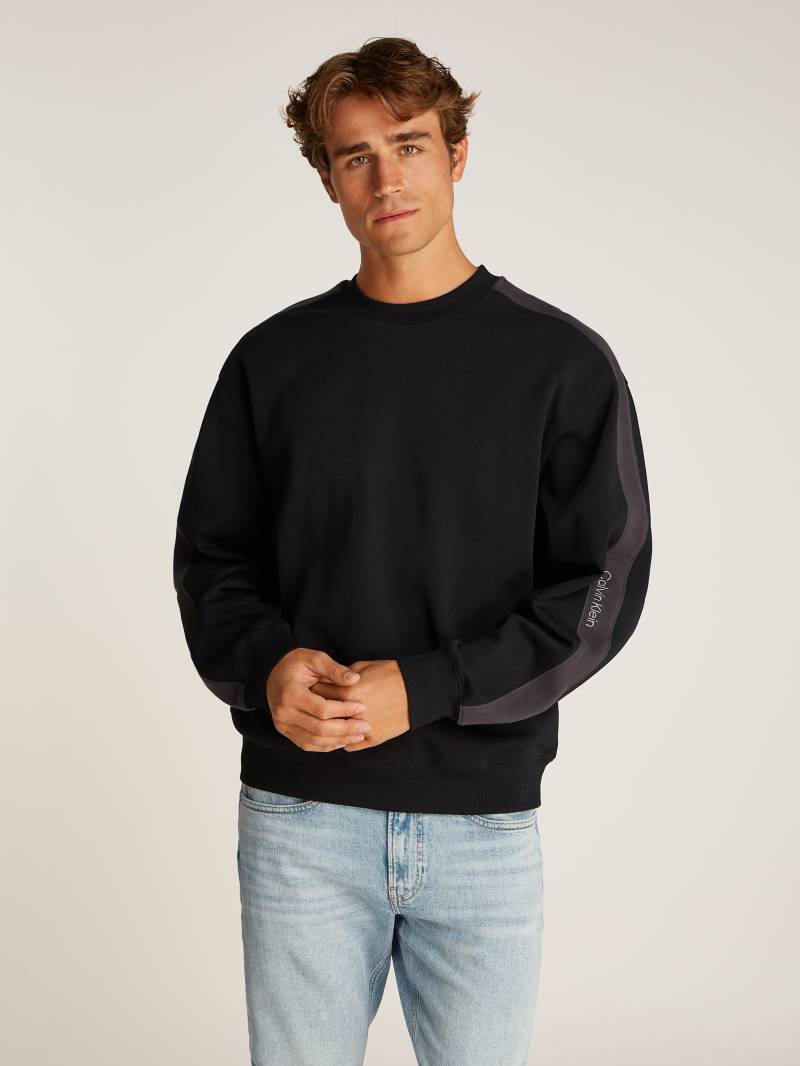 Calvin Klein Jeans Sweatshirt »LOGO TAPE CREW NECK«, mit Logo-Band an den Ärmeln von Calvin Klein Jeans