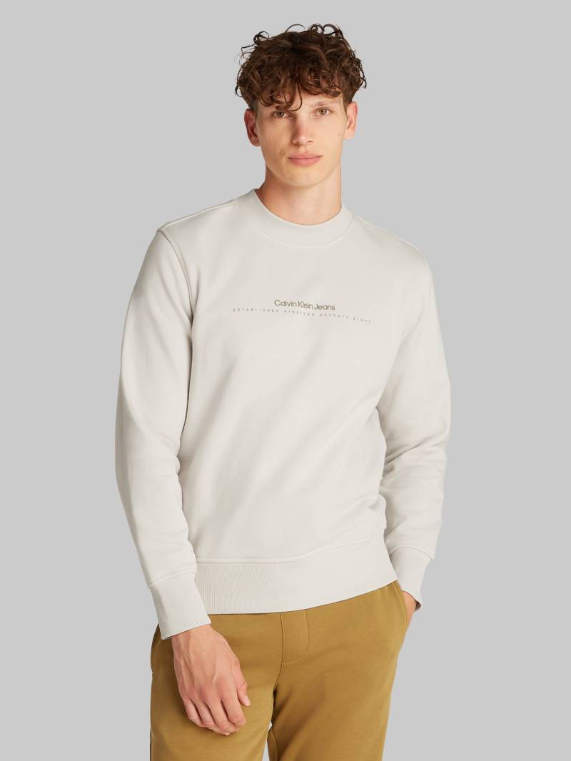 Calvin Klein Jeans Sweatshirt »MINIMAL LOGO CREW NECK«, Logodruck von Calvin Klein Jeans