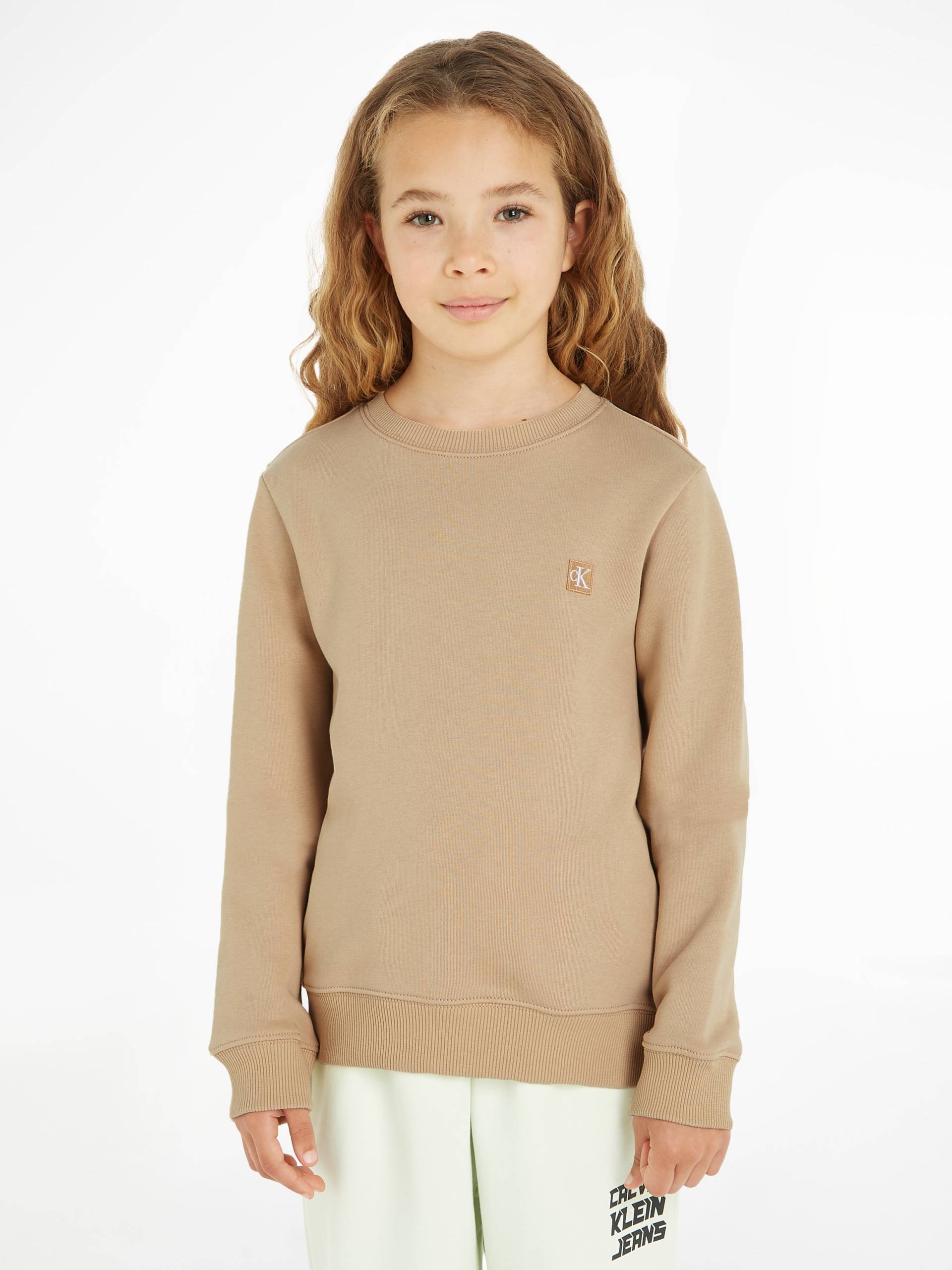 Calvin Klein Jeans Sweatshirt »MONOGRAM MINI BADGE CREWNECK«, für Kinder bis 16 Jahre von Calvin Klein Jeans