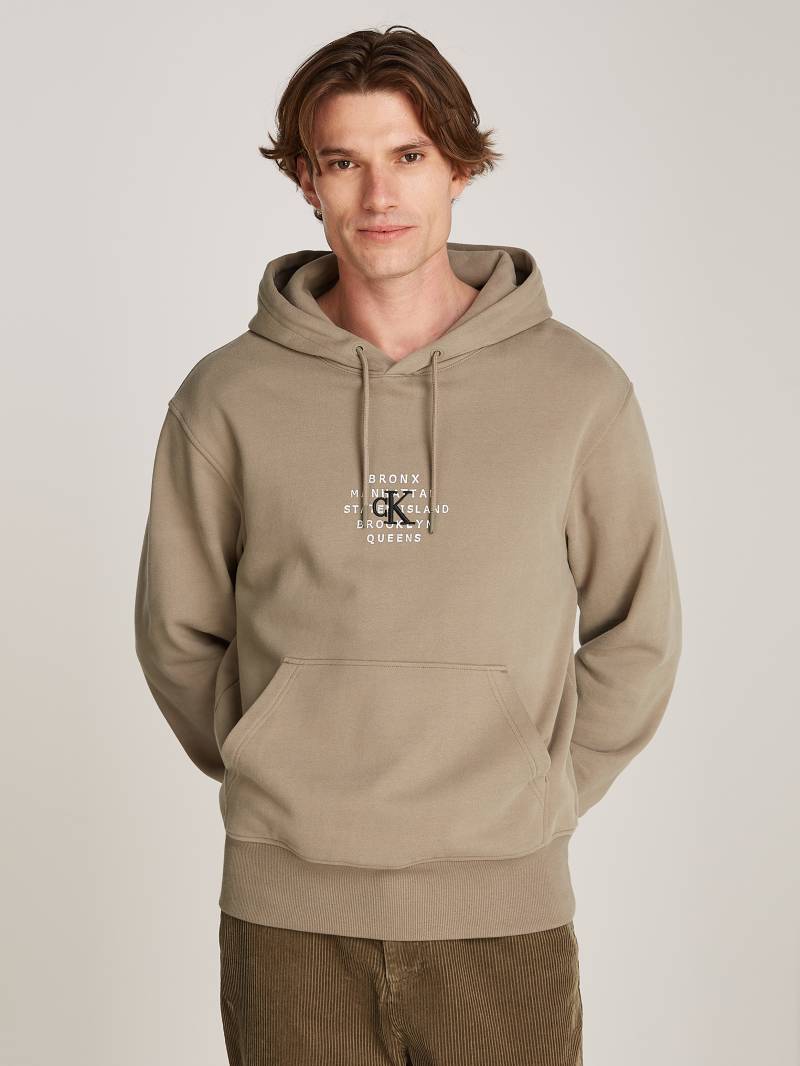 Calvin Klein Jeans Sweatshirt »NYC STAMP GRAPHIC HOODIE«, mit Logostickerei von Calvin Klein Jeans