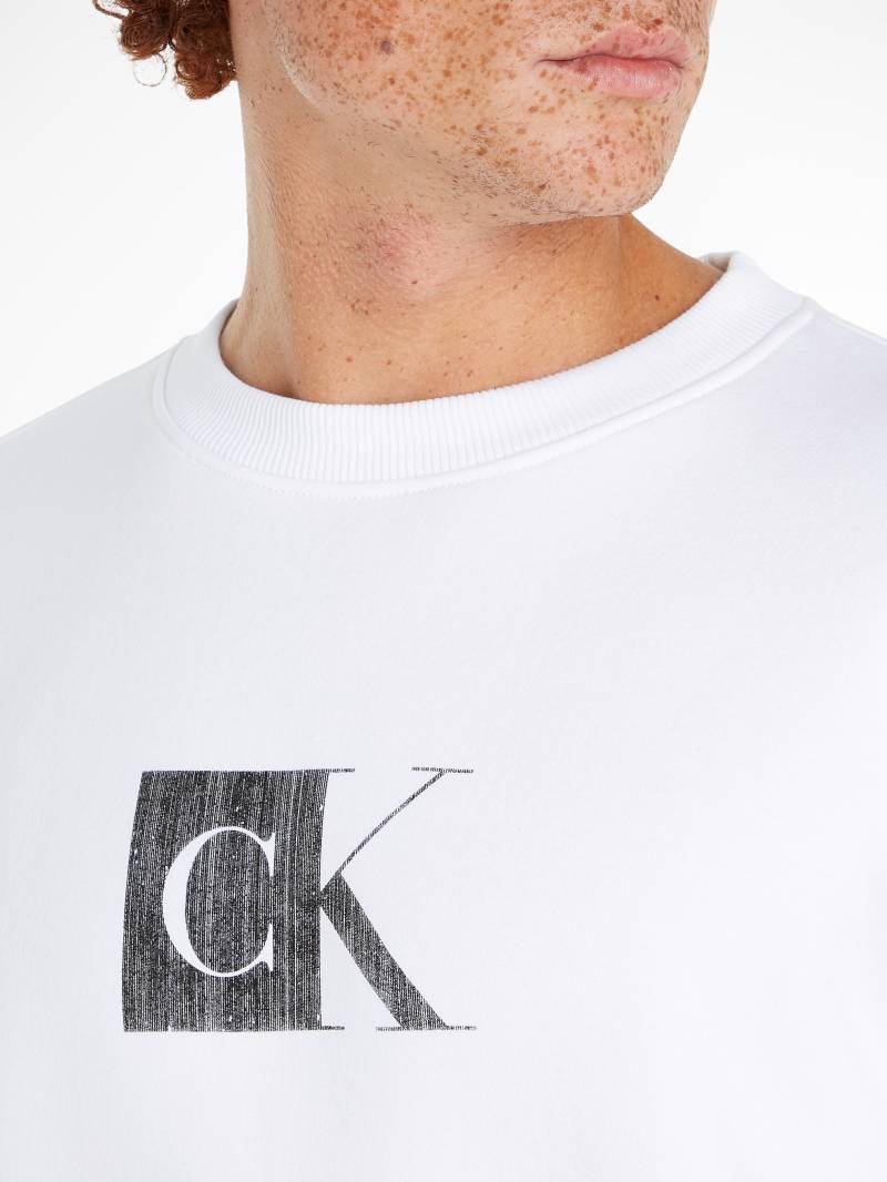 Calvin Klein Jeans Sweatshirt »OUTLINE MONOLOGO CREW NECK«, mit Markenlabel von Calvin Klein Jeans