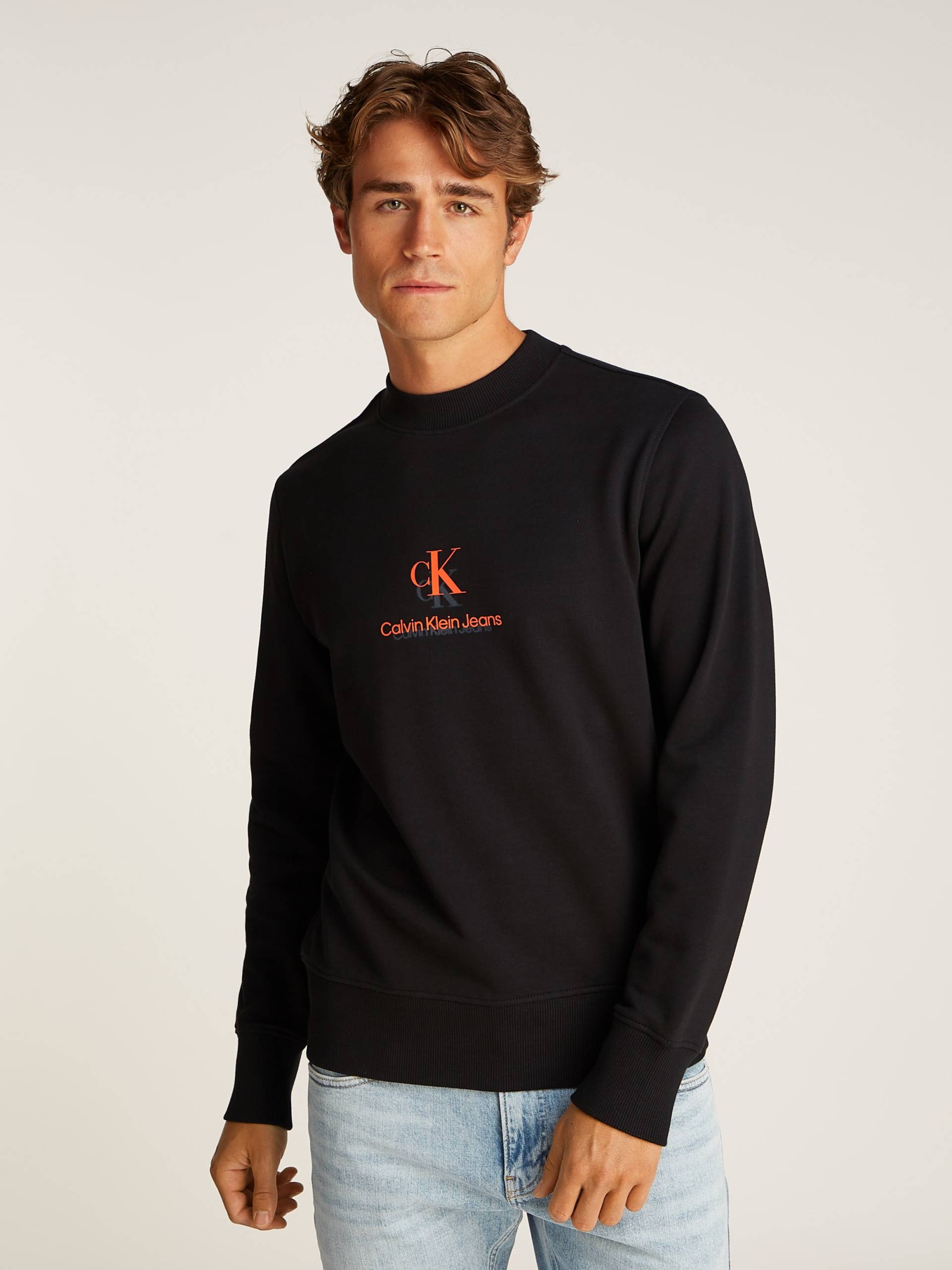 Calvin Klein Jeans Sweatshirt »SHADOW LOGO CREW NECK«, mit Logodruck von Calvin Klein Jeans