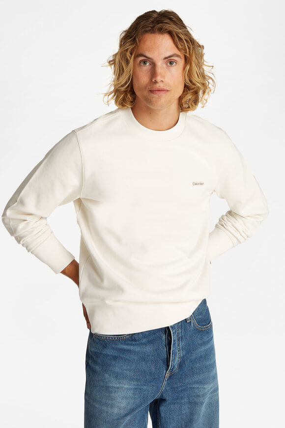 Calvin Klein Jeans Sweatshirt | Tofu | Herren  | M von Calvin Klein Jeans