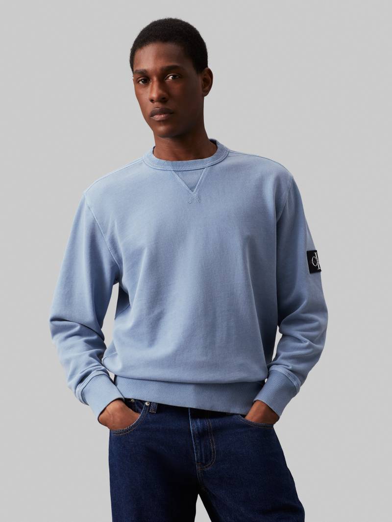 Calvin Klein Jeans Sweatshirt »WASHED BADGE CREW NECK«, mit Logopatch von Calvin Klein Jeans