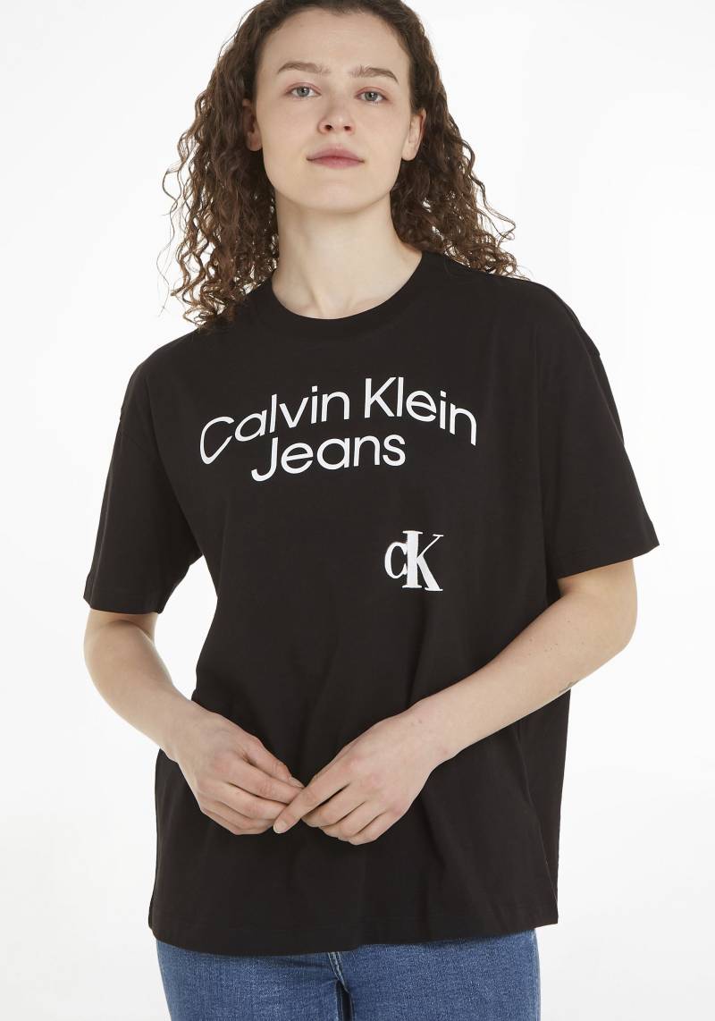 Calvin Klein Jeans T-Shirt, mit grossem Logoschriftzug von Calvin Klein Jeans