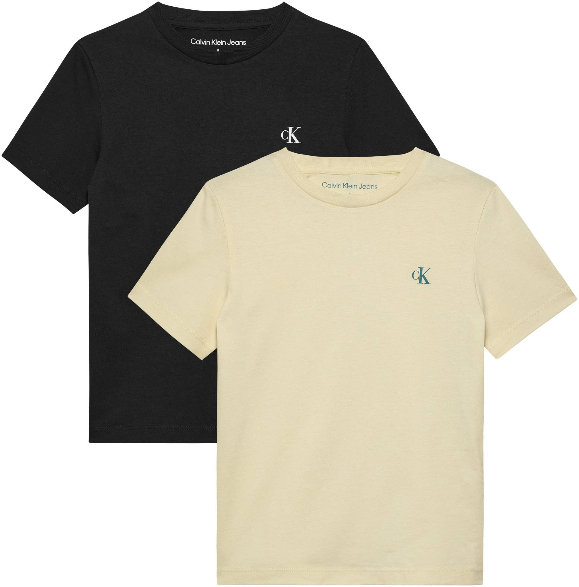 Calvin Klein Jeans T-Shirt »2-PACK MONOGRAM TOP«, für Kinder bis 16 Jahre mit Logoprägung von Calvin Klein Jeans
