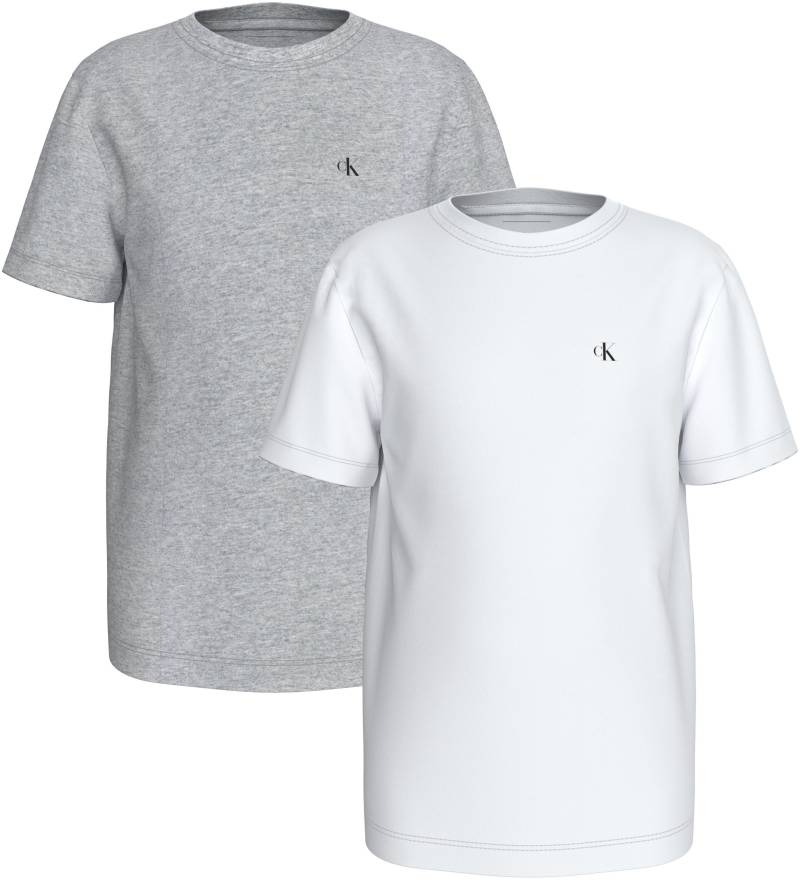 Calvin Klein Jeans T-Shirt »2-PACK MONOGRAM TOP«, für Kinder bis 16 Jahre mit Logoprägung von Calvin Klein Jeans