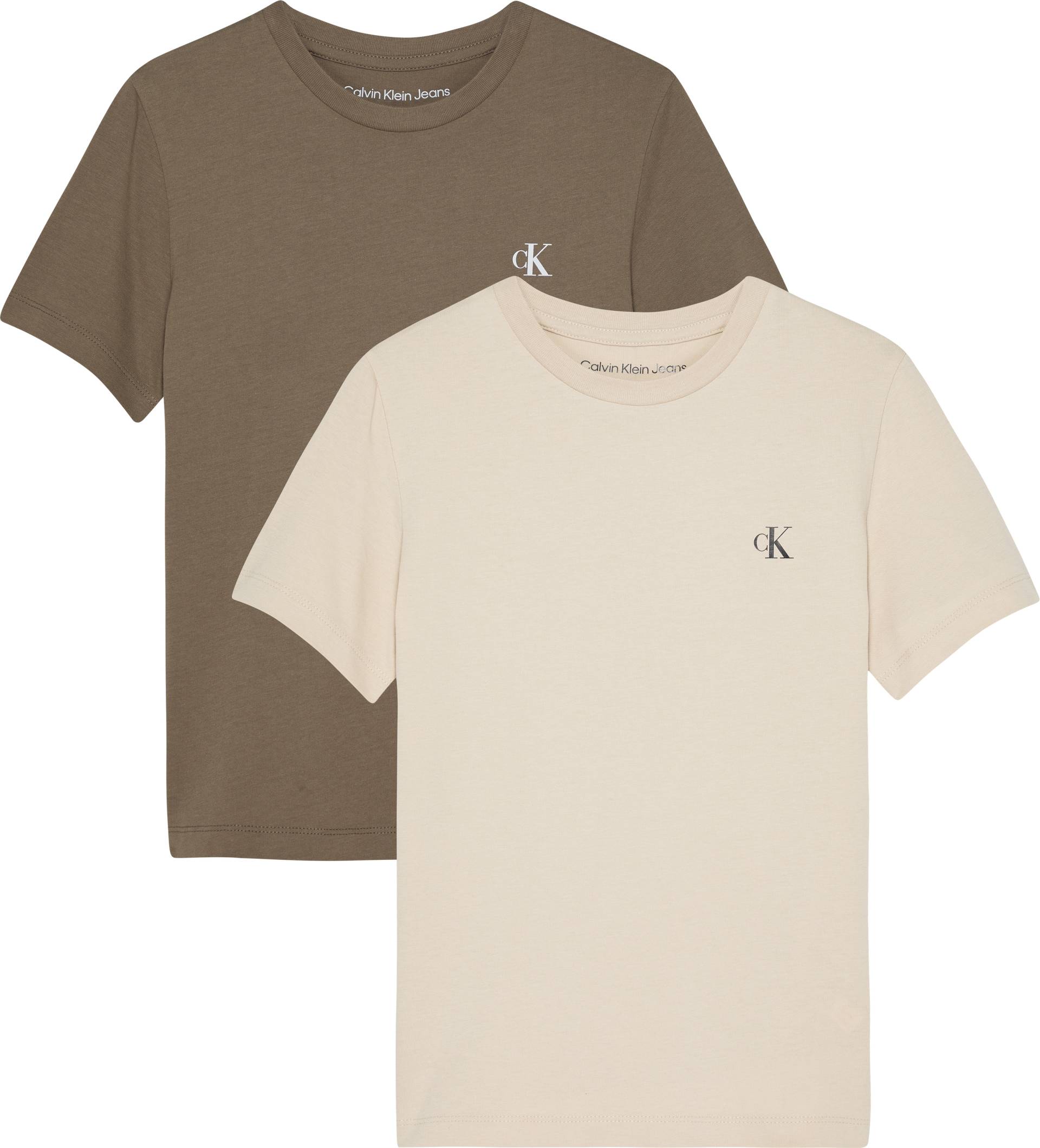 Calvin Klein Jeans T-Shirt »2-PACK MONOGRAM TOP«, für Kinder bis 16 Jahre mit Logoprägung von Calvin Klein Jeans