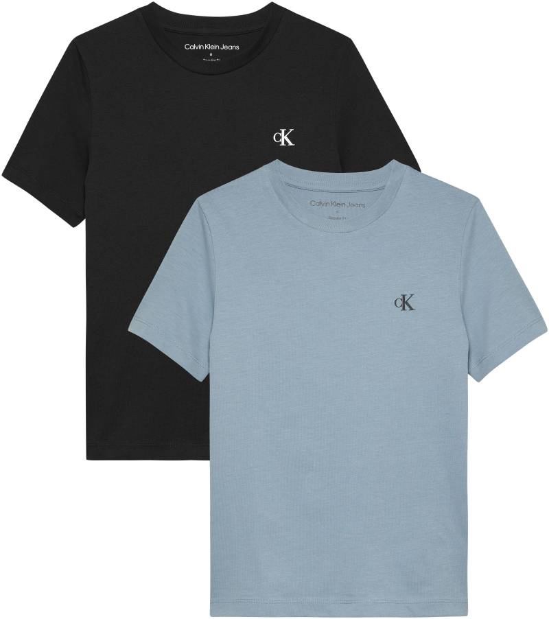 Calvin Klein Jeans T-Shirt »2-PACK MONOGRAM TOP«, für Kinder bis 16 Jahre mit Logoprägung von Calvin Klein Jeans