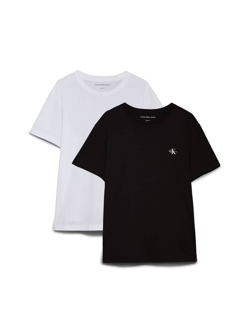 Calvin Klein Jeans T-Shirt »2 PACK MONOLOGO«, mit kleinem Logodruck auf der Brust von Calvin Klein Jeans